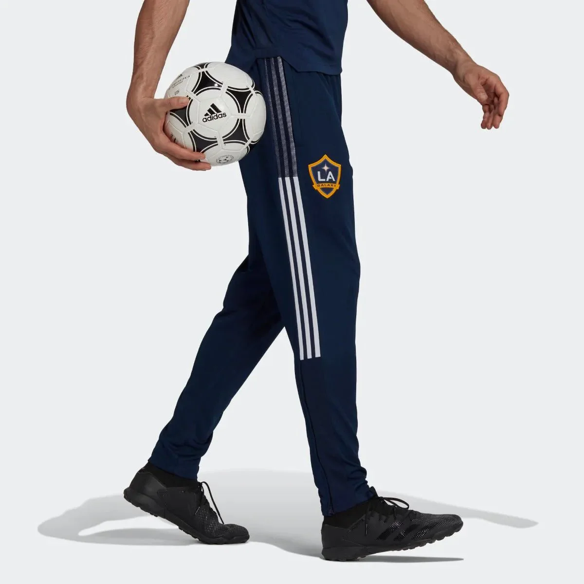 Adidas 2021 LA Galaxy Travel Pants - Navy-White - Image 3
