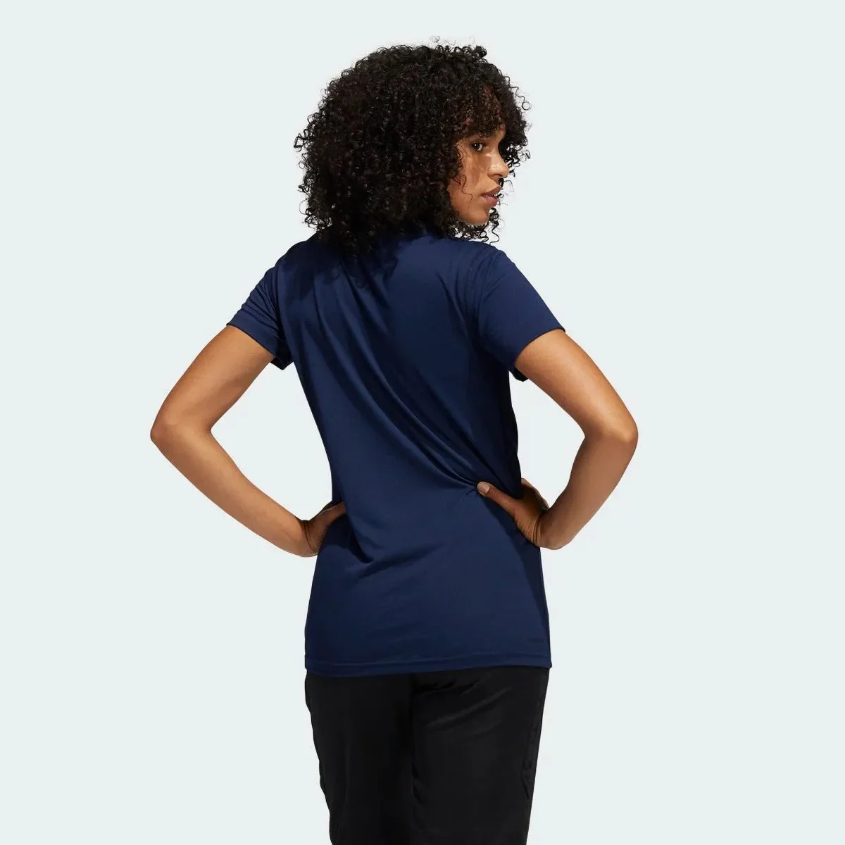 Adidas 2021 LA Galaxy Women Creator SS Tee - Navy - Image 2