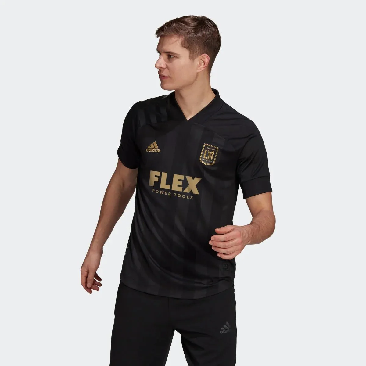 Adidas 2021 LAFC Authentic Home Jersey - Black-Gold - Image 3