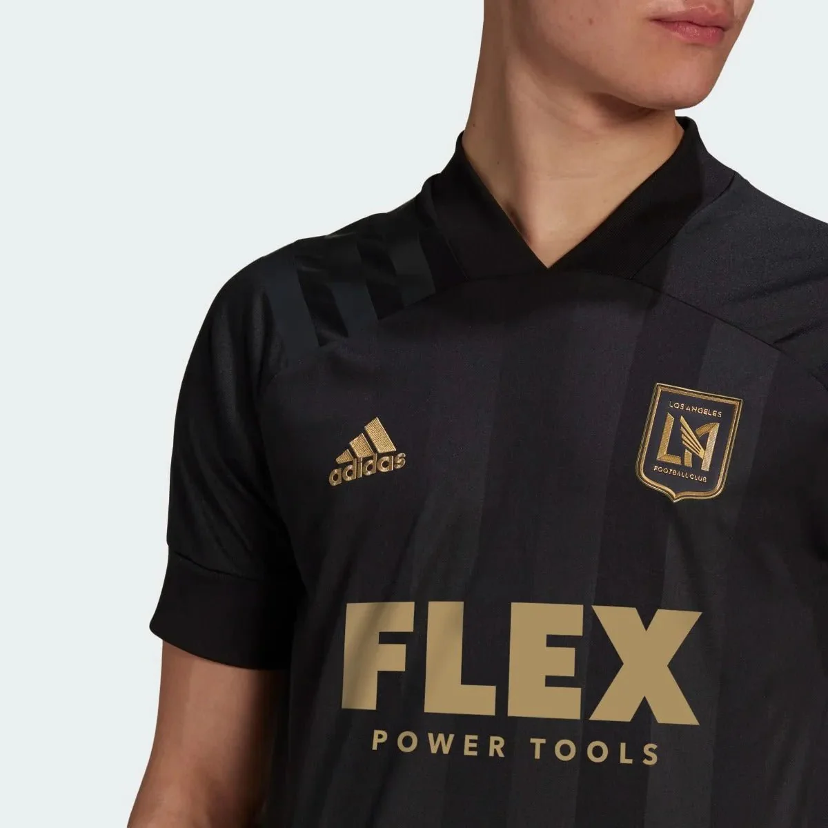 Adidas 2021 LAFC Authentic Home Jersey - Black-Gold - Image 5