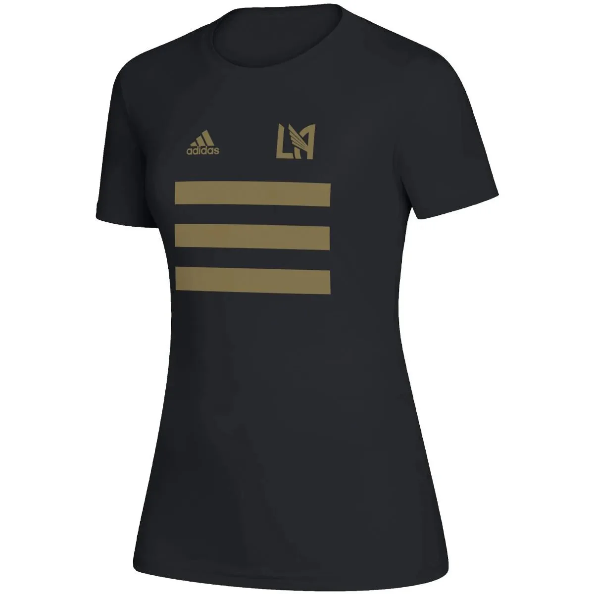 Adidas 2021 LAFC Women Creator SS Tee - Black-Gold