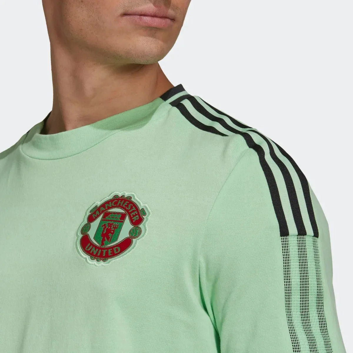 Adidas 2021 Manchester United Tee Shirt - Glory Mint - Image 5