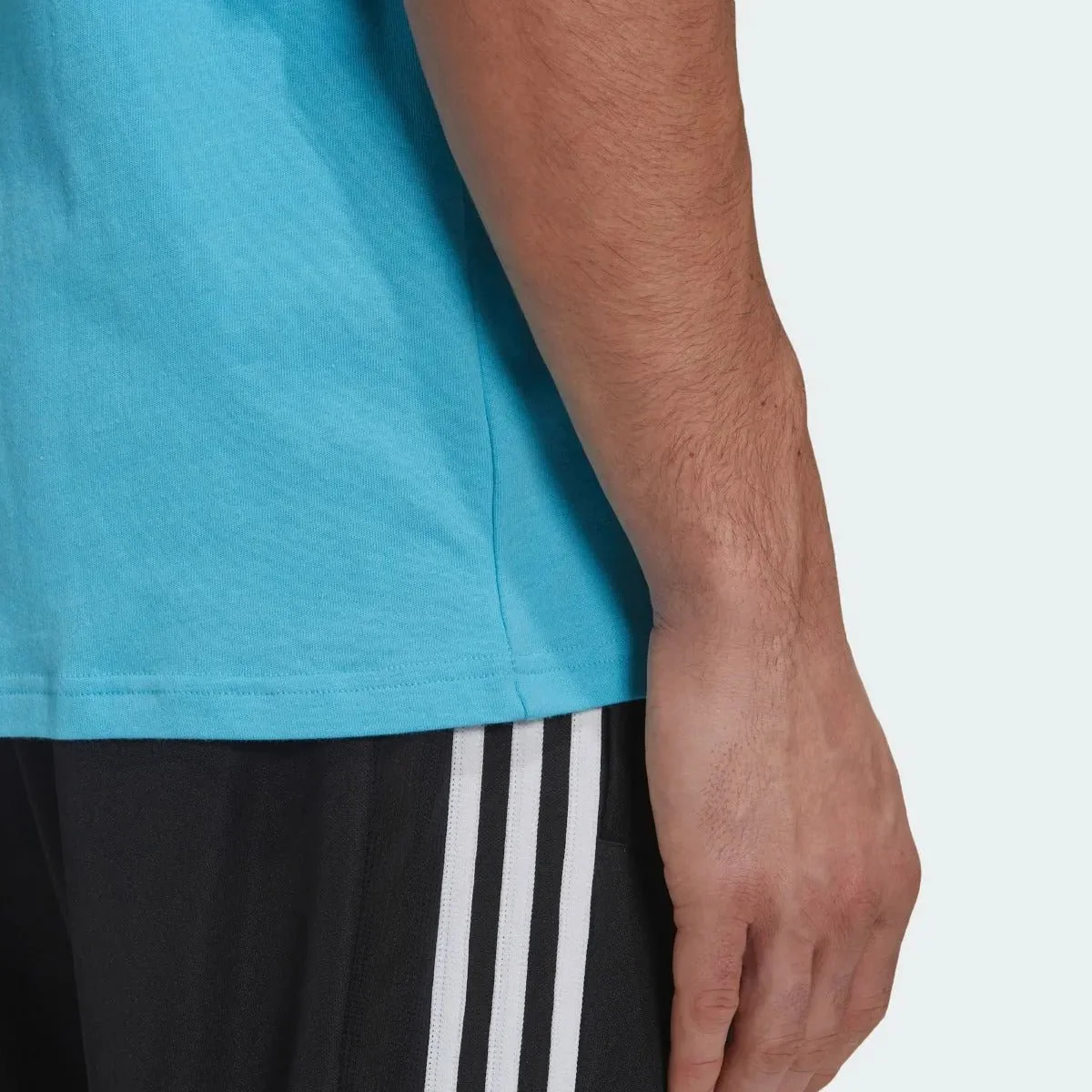 Adidas 2021 Real Madrid Tee Shirt - Bright Cyan - Image 5