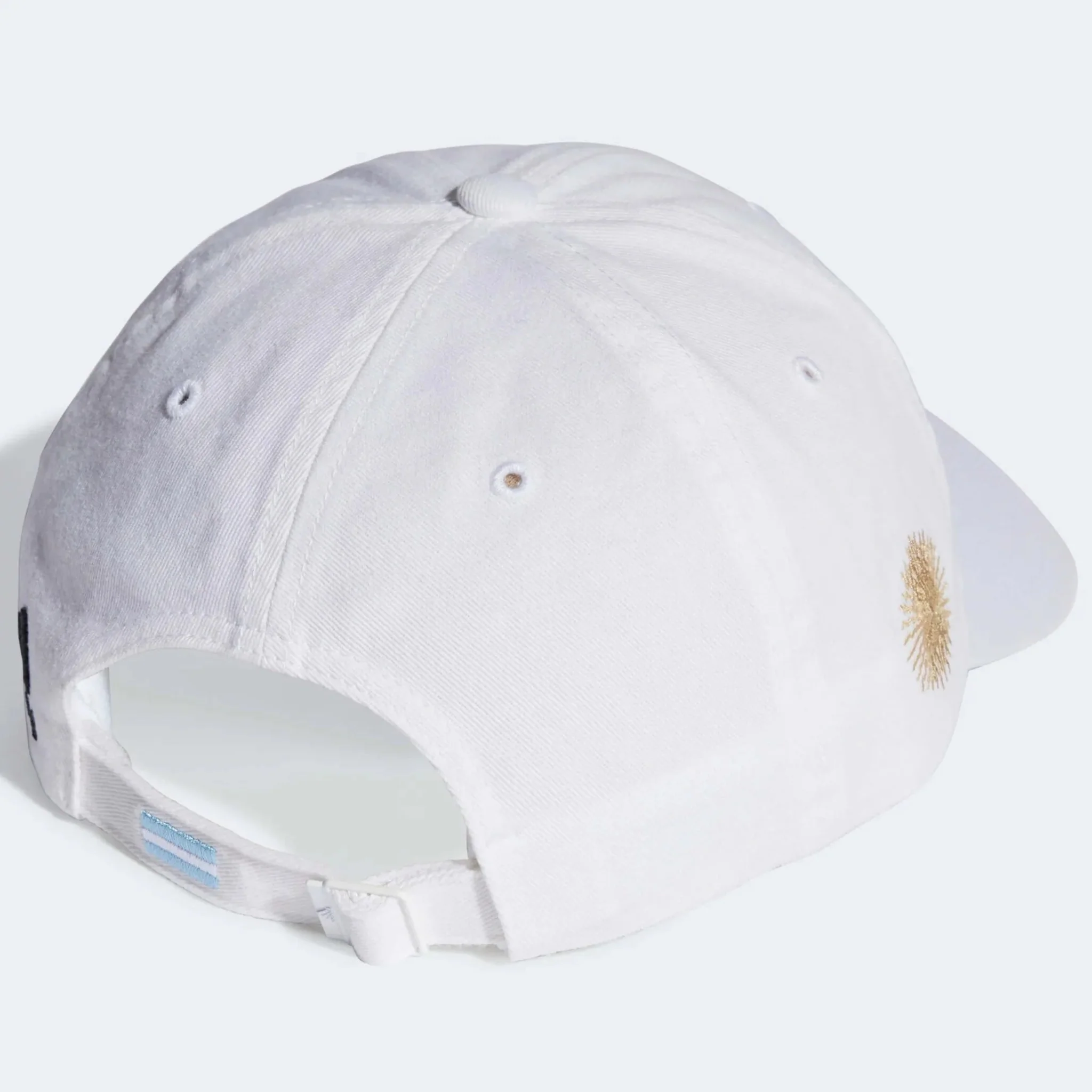 adidas 2022-23 Argentina Dad Cap - White-Light Blue - Image 2