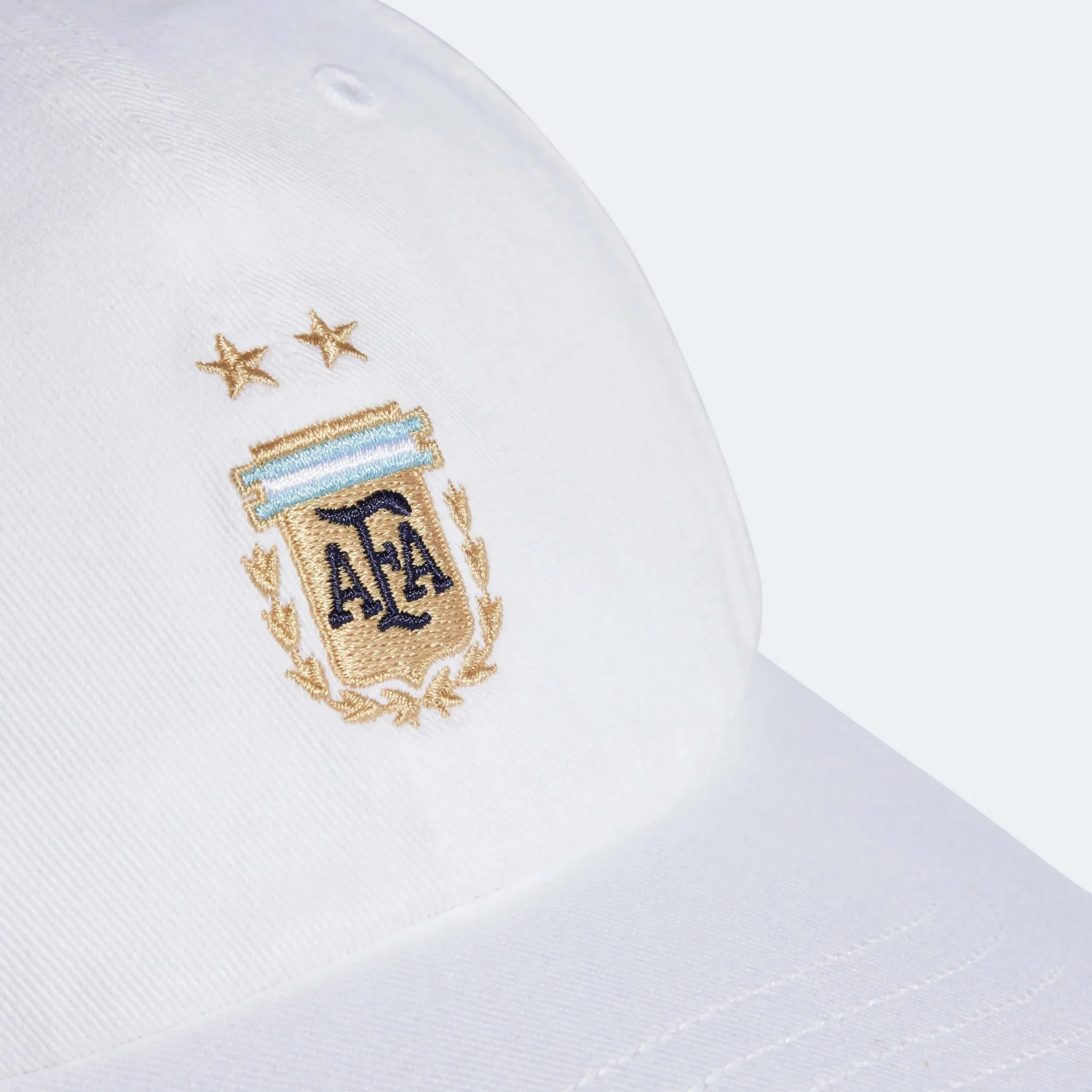 adidas 2022-23 Argentina Dad Cap - White-Light Blue - Image 3
