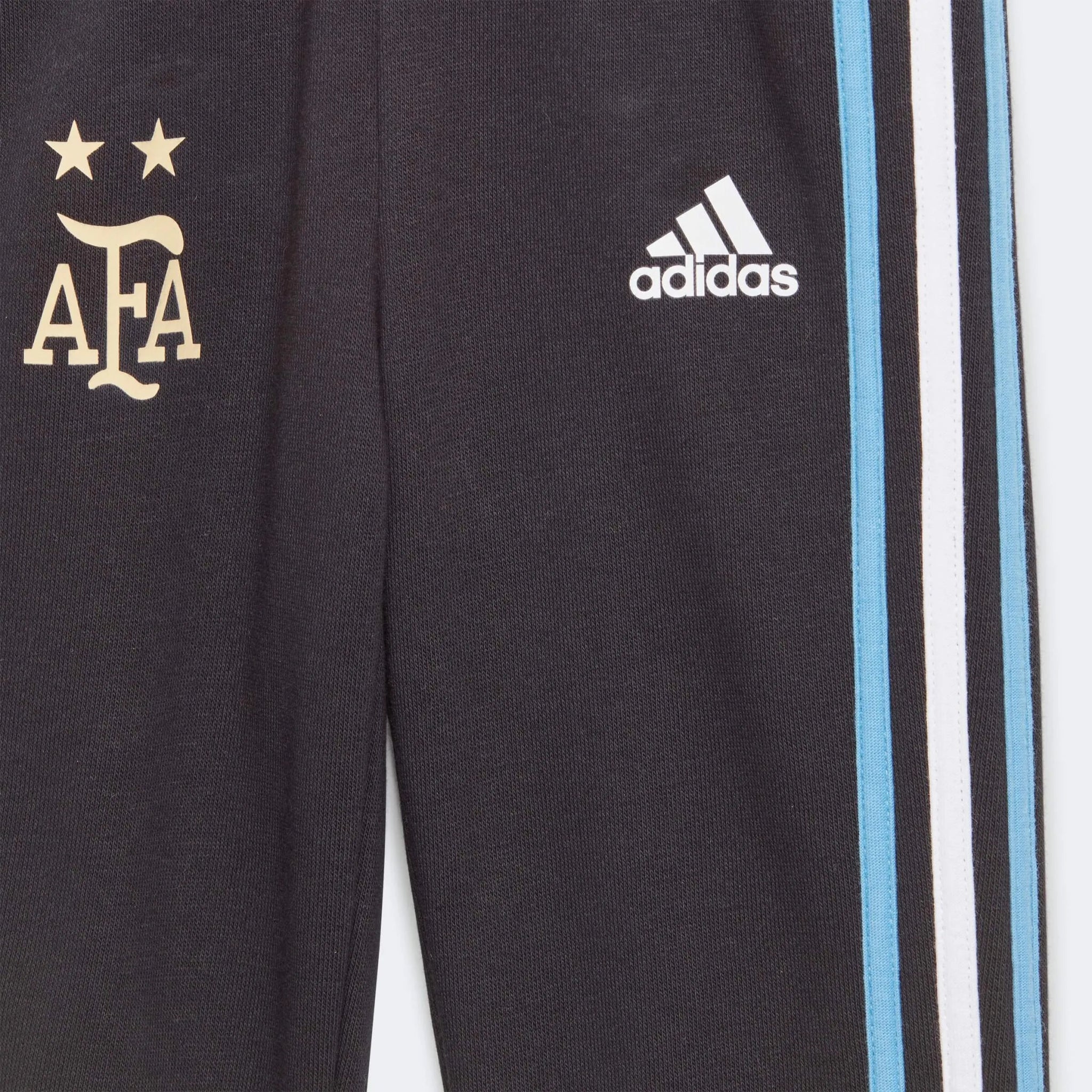 adidas 2022-23 Argentina DNA Baby Jogger - White-Black - Image 4