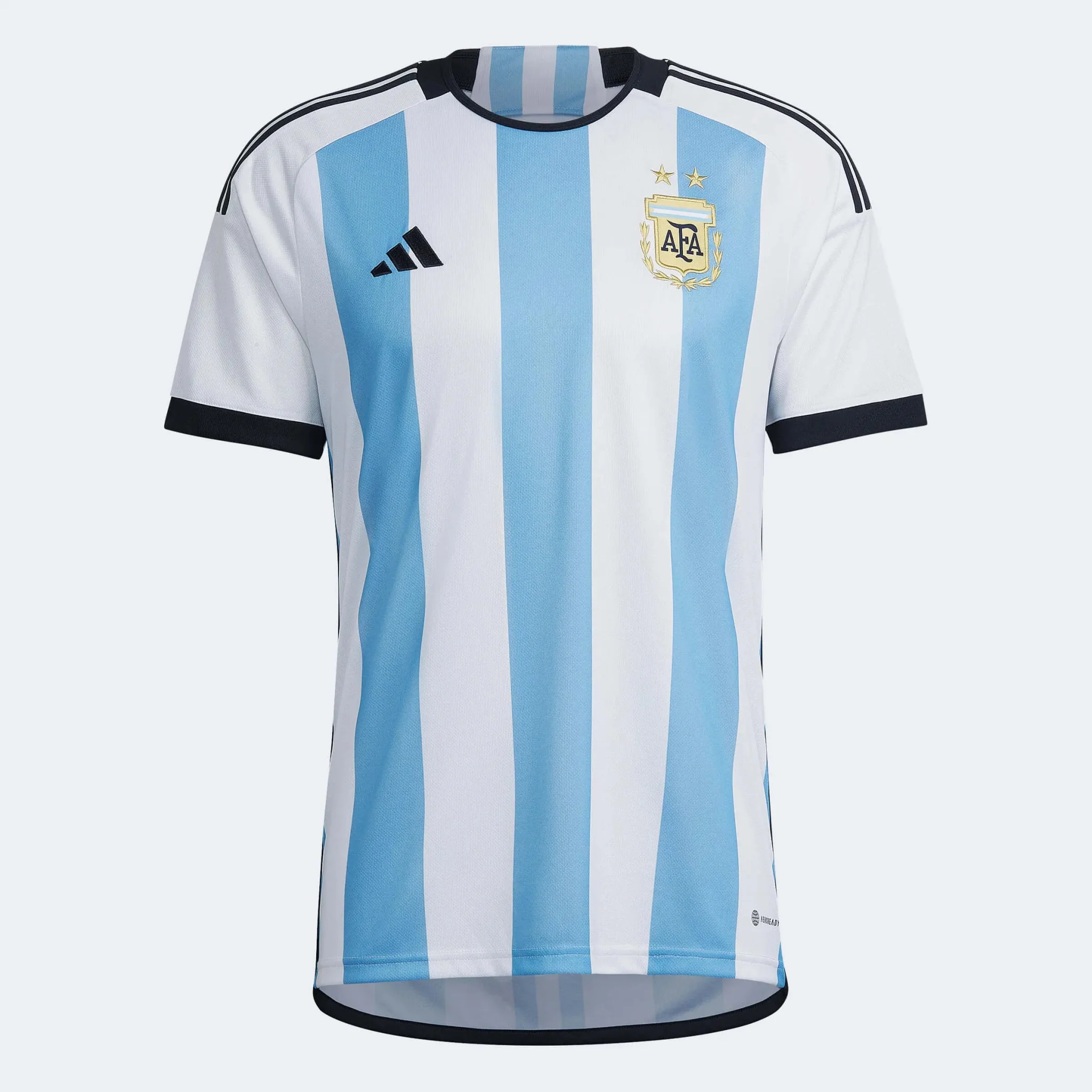 adidas 2022-23 Argentina Home Jersey - White-Light Blue - Image 2