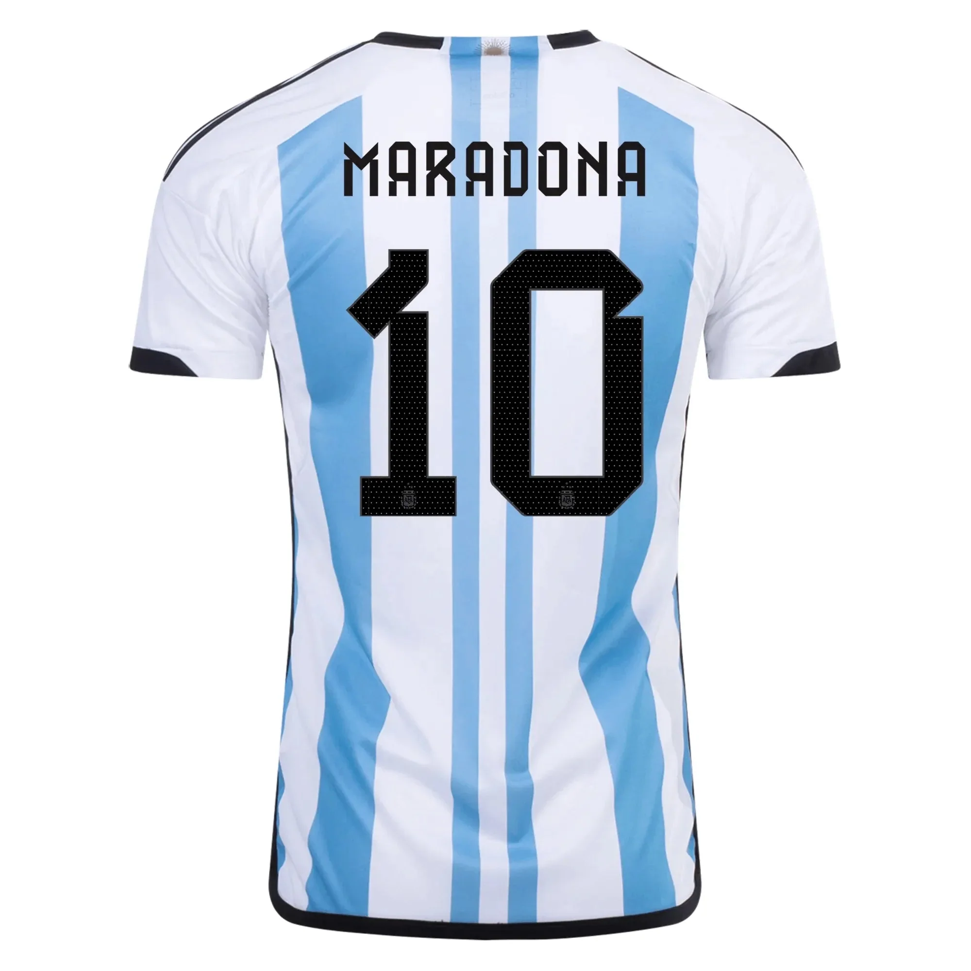 adidas 2022-23 Argentina Home Jersey World Cup 3 Star- White - Light Blue - Image 5
