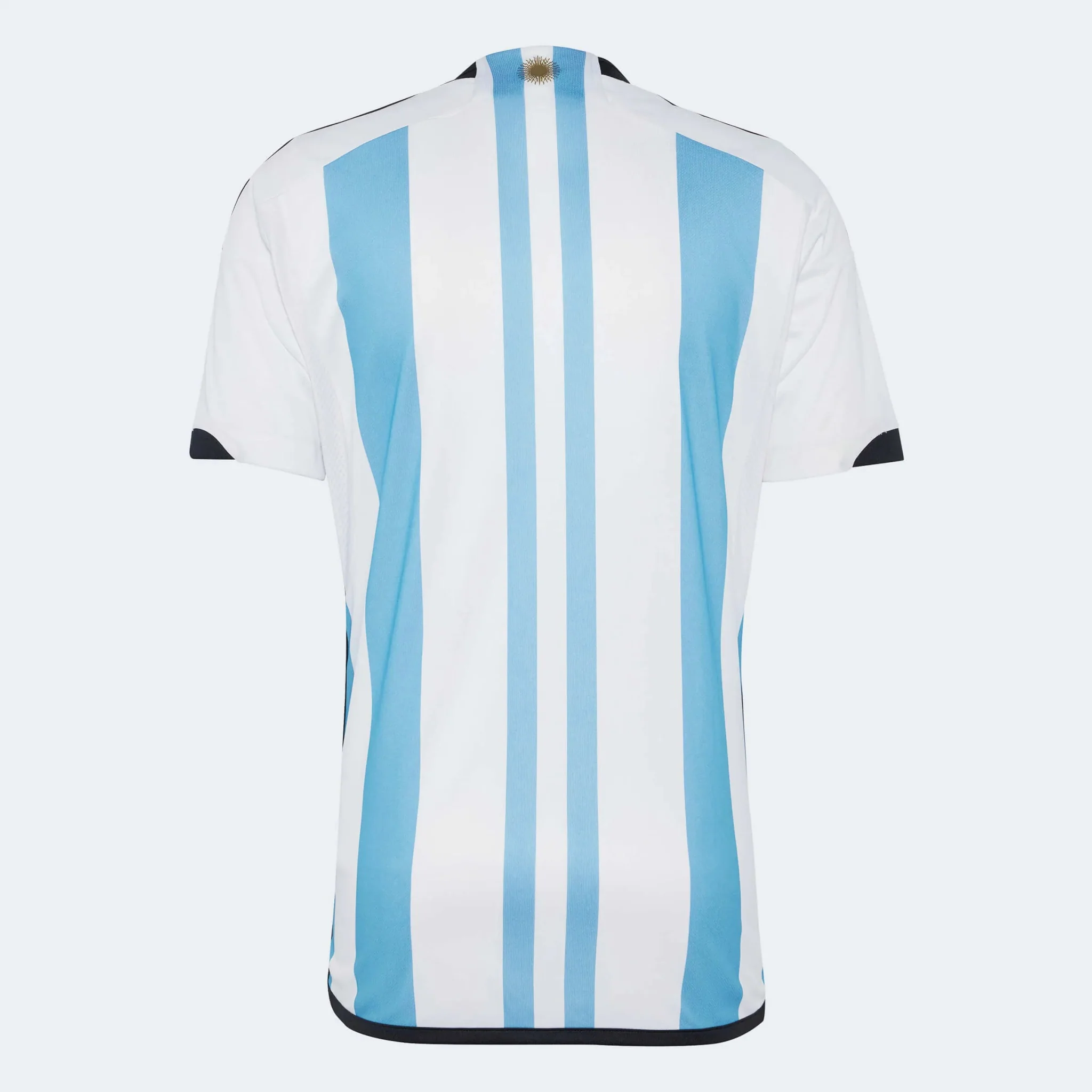 adidas 2022-23 Argentina Home Jersey World Cup 3 Star- White - Light Blue - Image 8