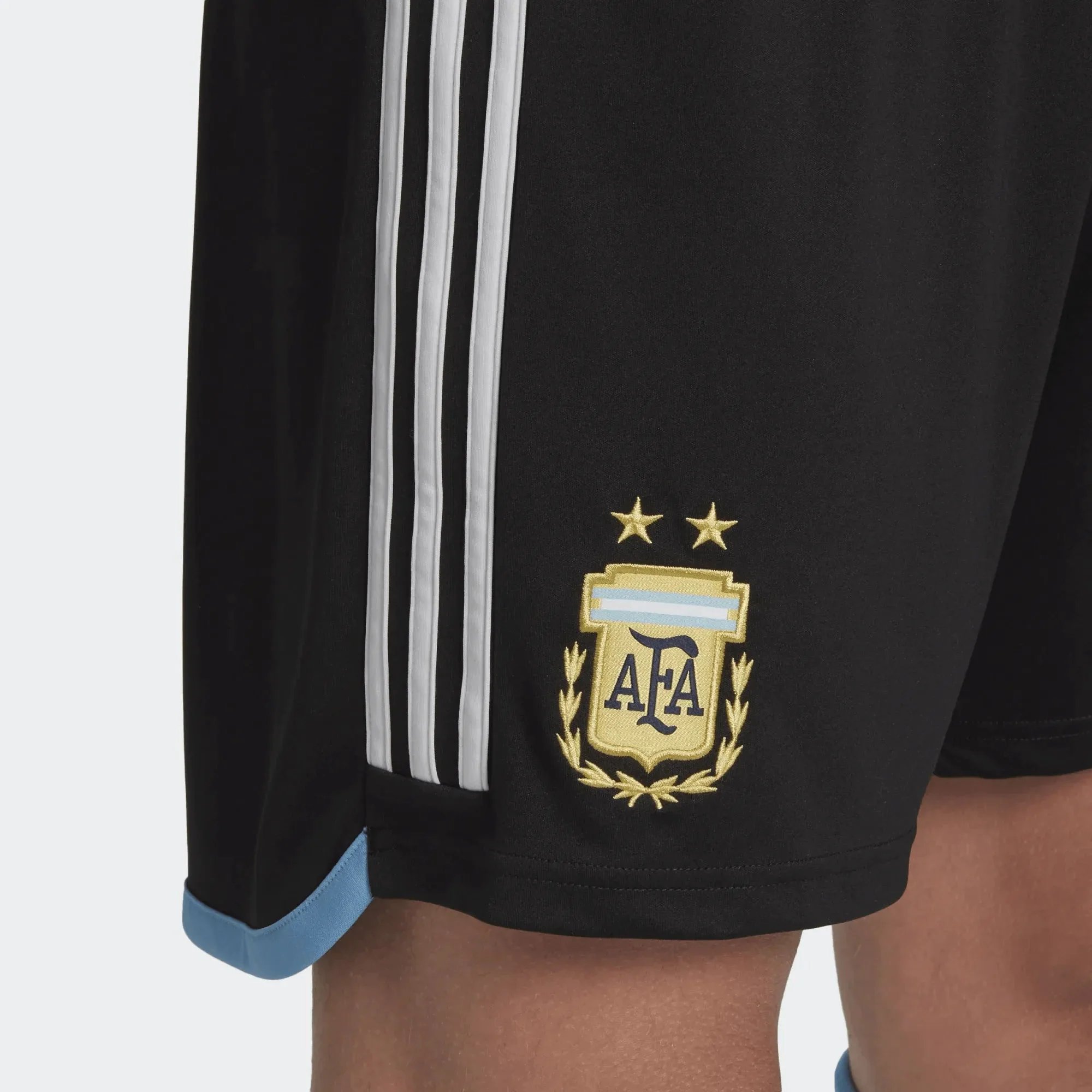 adidas 2022-23 Argentina Home Shorts - Black-White - Image 5