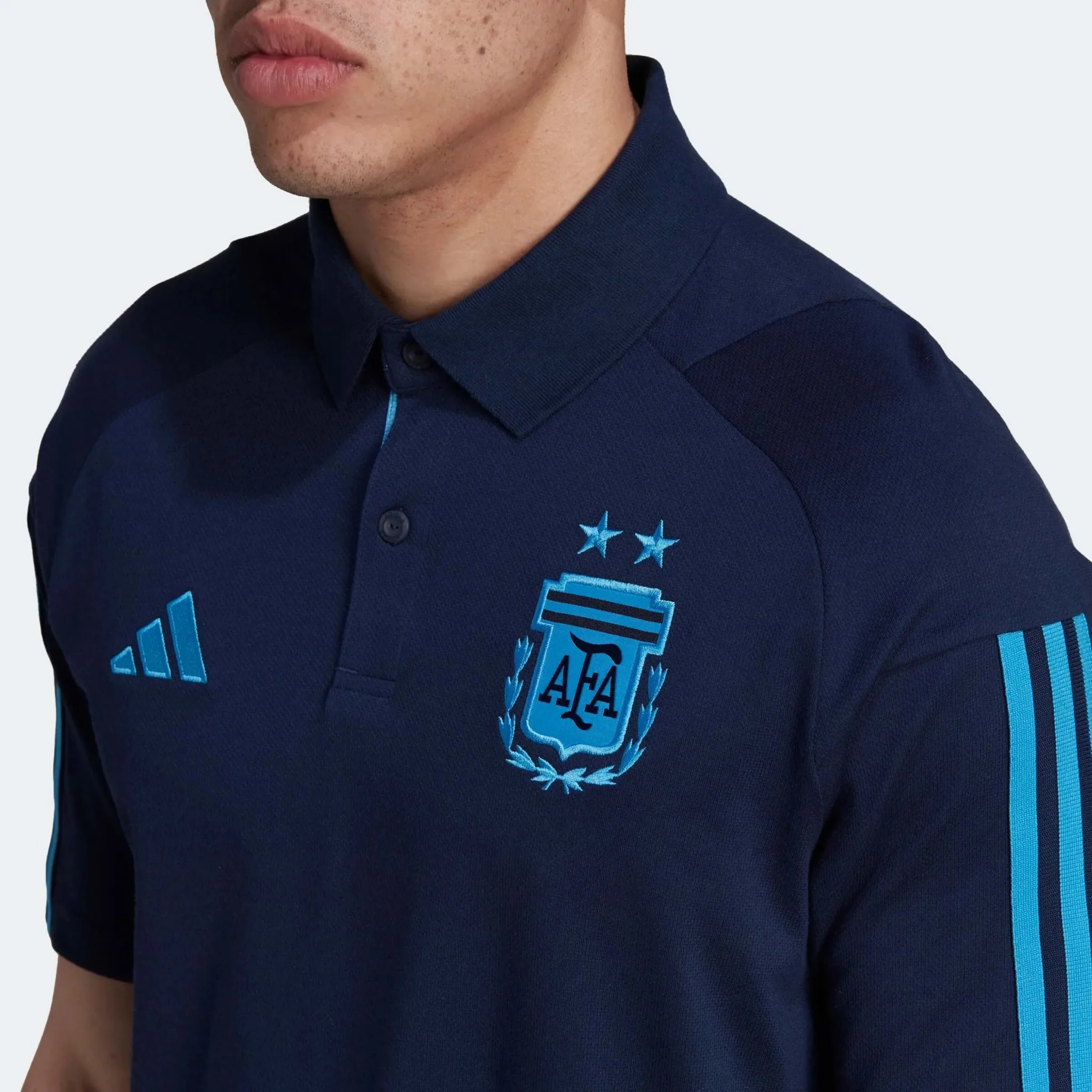 adidas 2022-23 Argentina Polo Night Indigo - Image 4