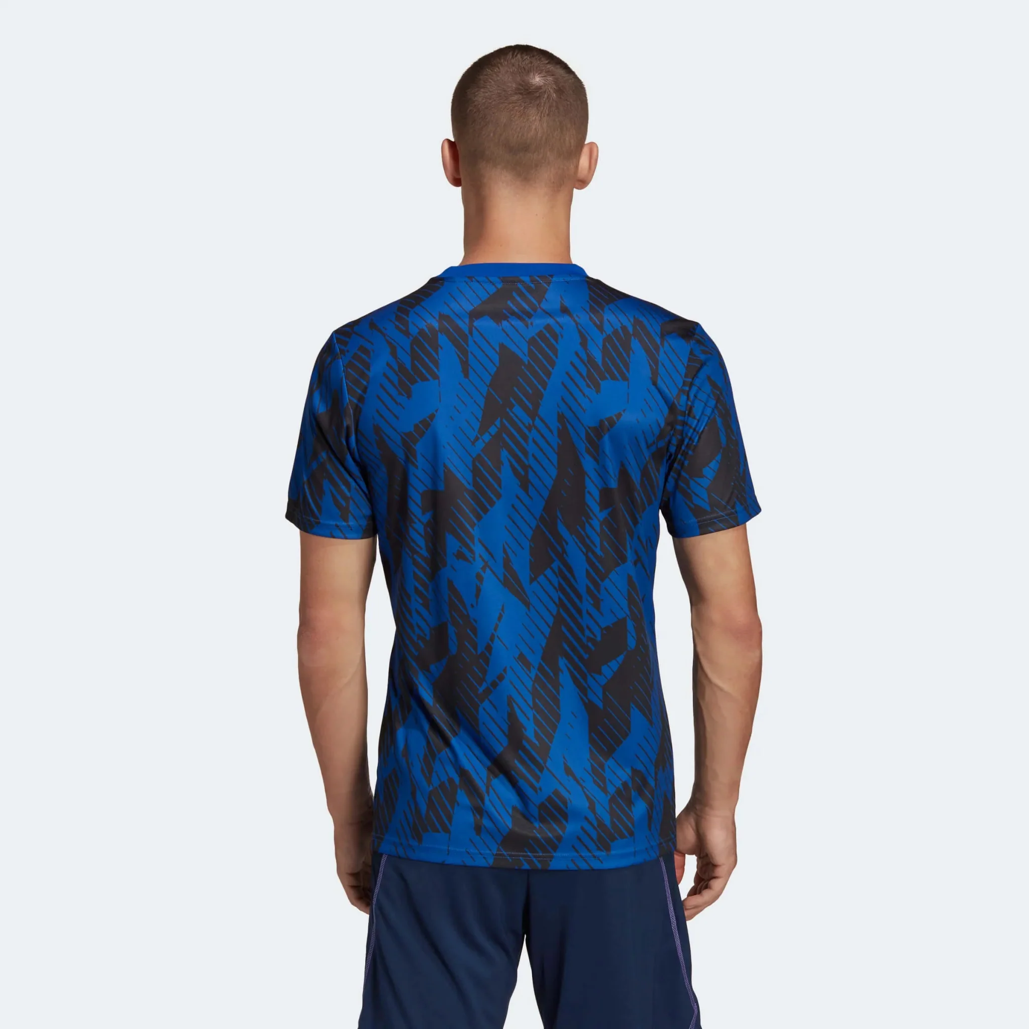 adidas 2022-23 Argentina Pre-Match Jersey - Royal Blue-Black - Image 4