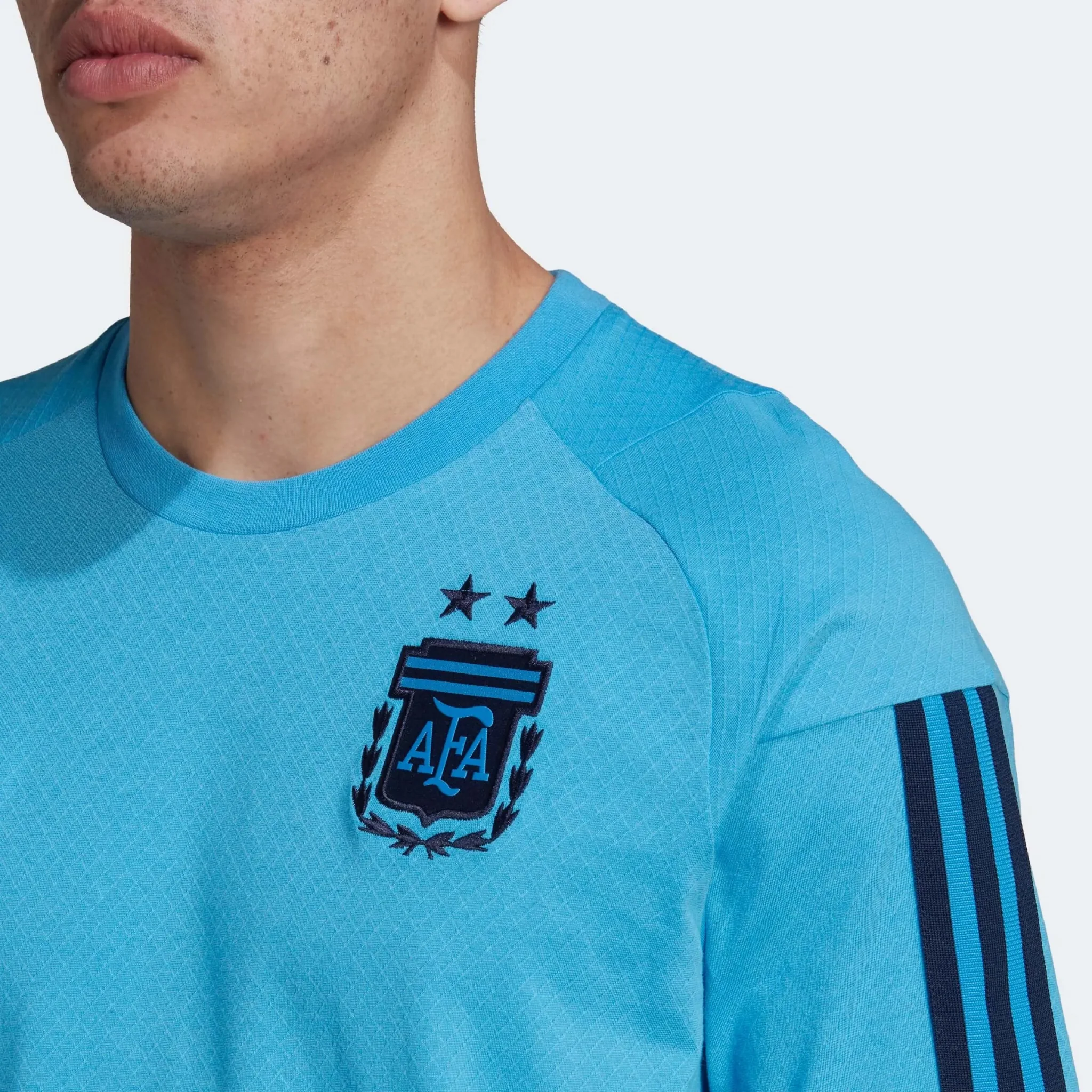 adidas 2022-23 Argentina Tiro Tee - Pulse Blue - Image 4