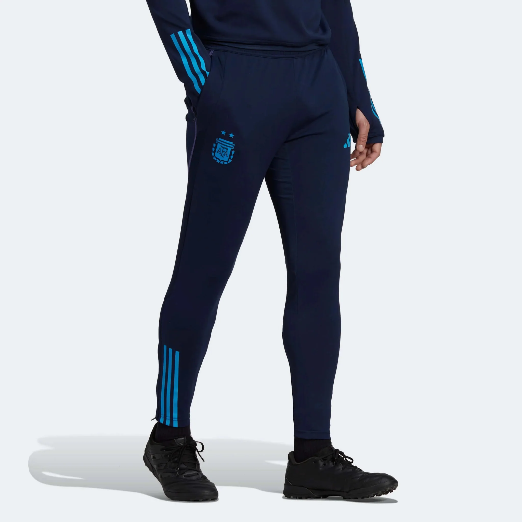adidas 2022-23 Argentina Training Pants Night Indigo - Image 2