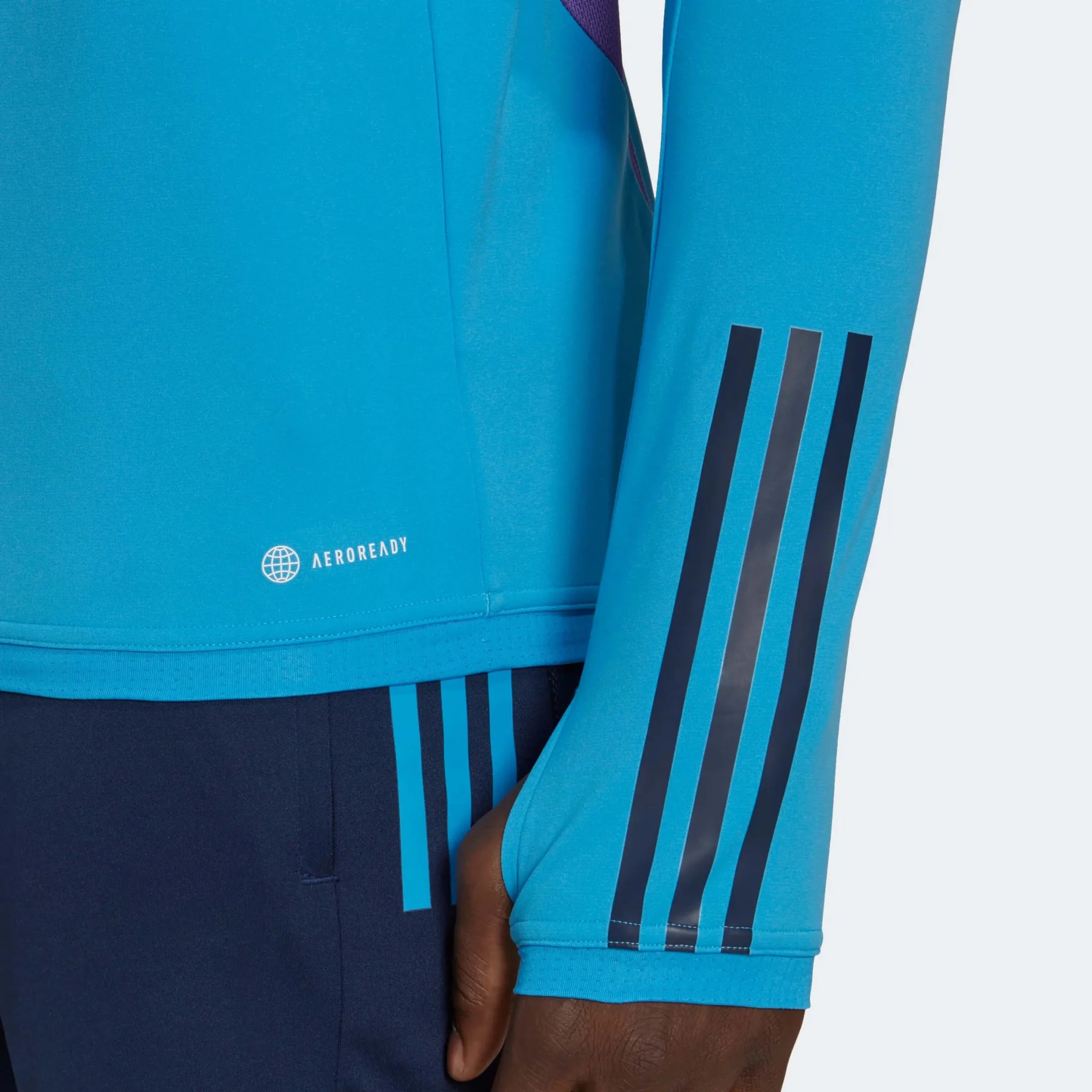 adidas 2022-23 Argentina Training Top - Pulse Blue - Image 5