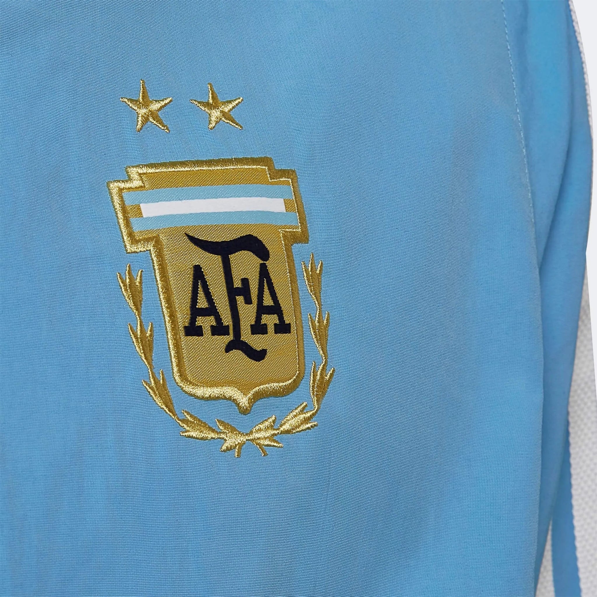 adidas 2022-23 Argentina Youth Anthem Jacket Sky Blue-White - Image 4
