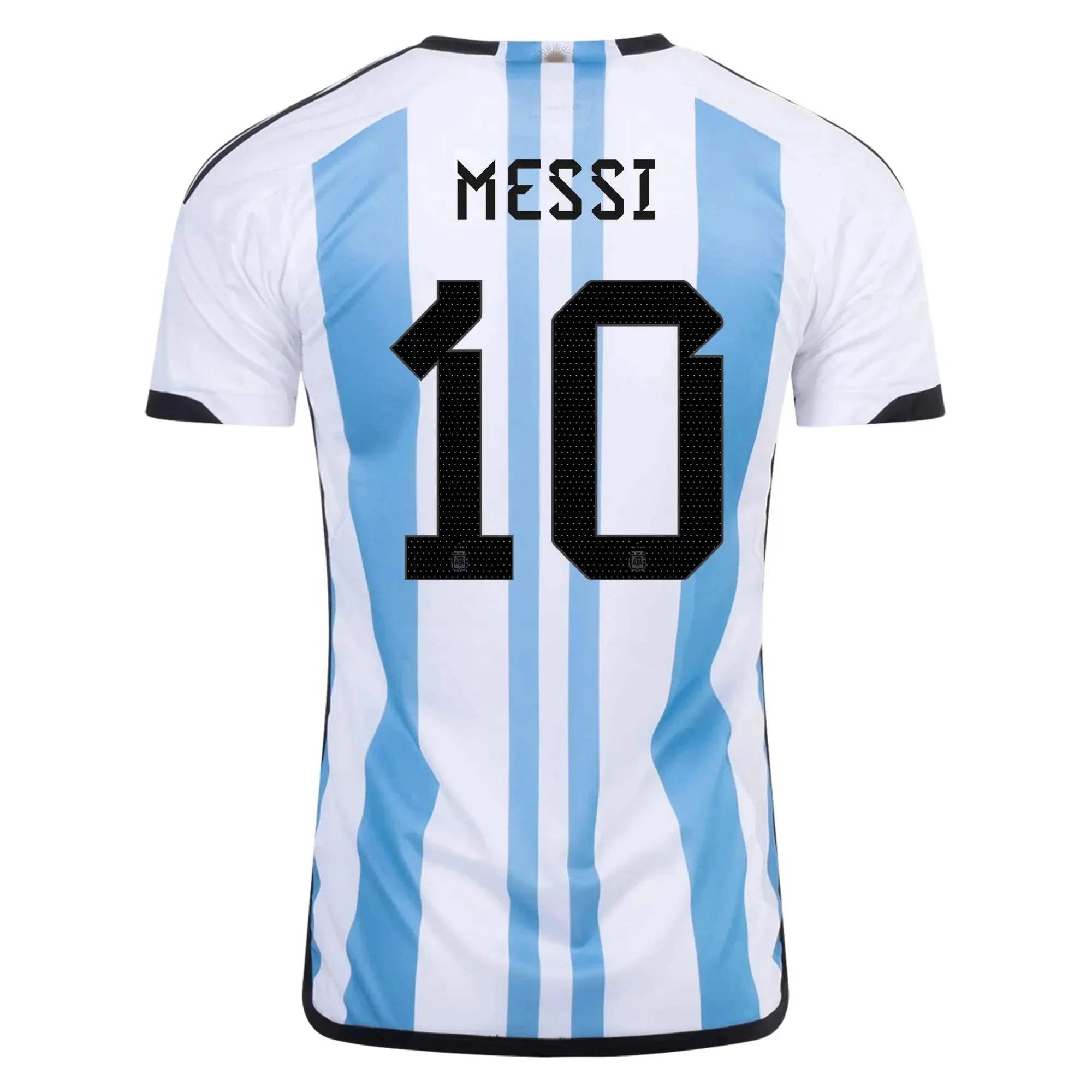 adidas 2022-23 Argentina Youth Home Jersey World Cup 3 Star - Image 7