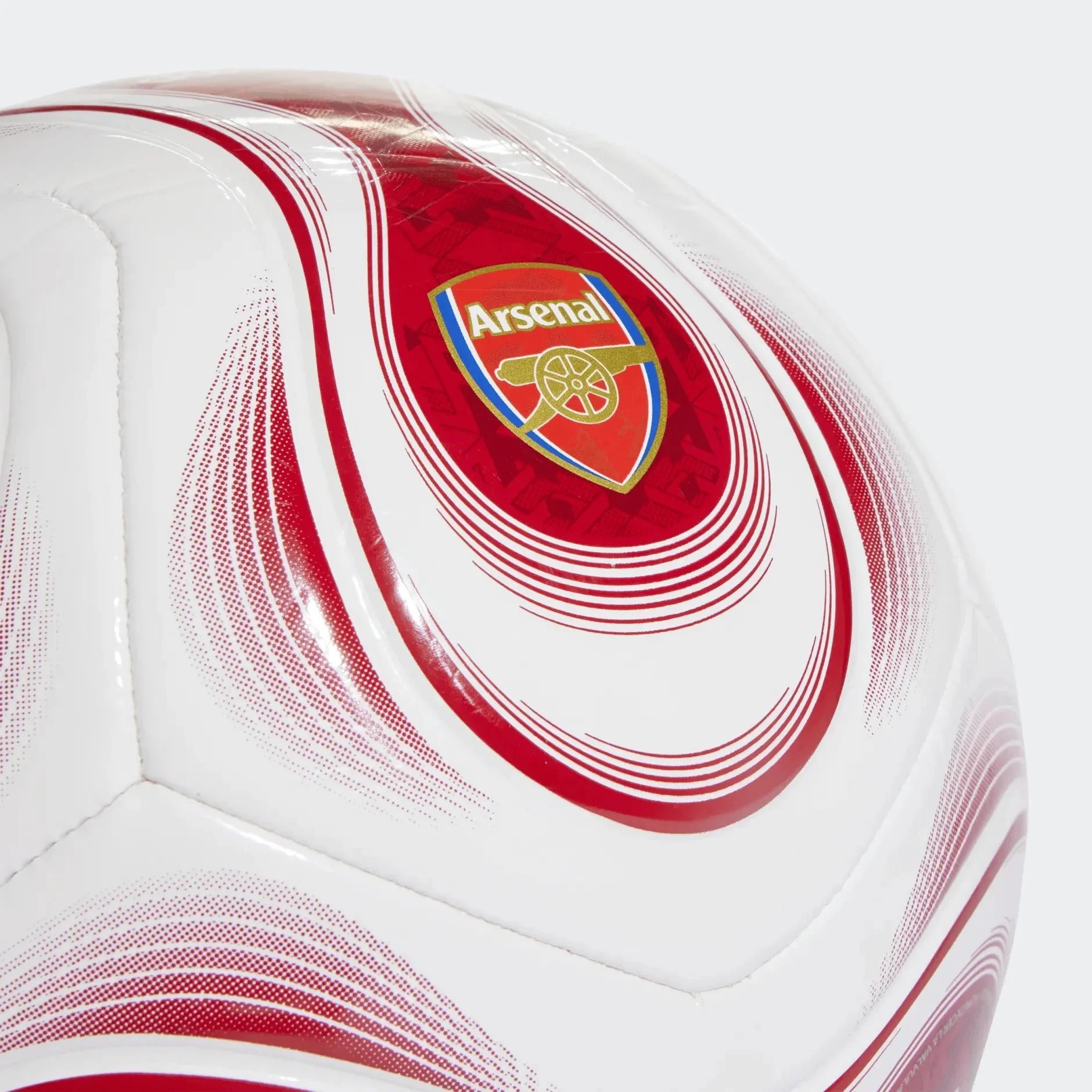 adidas 2022-23 Arsenal Home Club Ball - White-Scarlet - Image 3