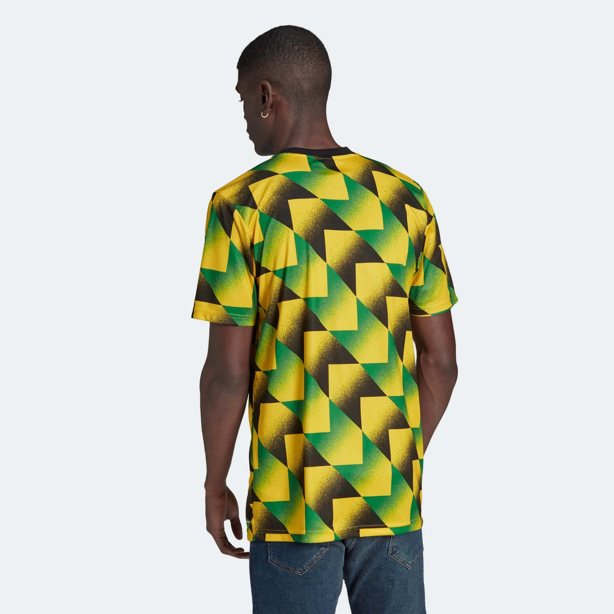 adidas 2022-23 Arsenal Pre-Match Jersey - Yellow-Green - Image 4