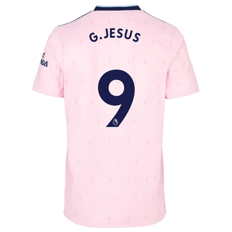 adidas 2022-23 Arsenal Third Jersey - Clear Pink - Image 3