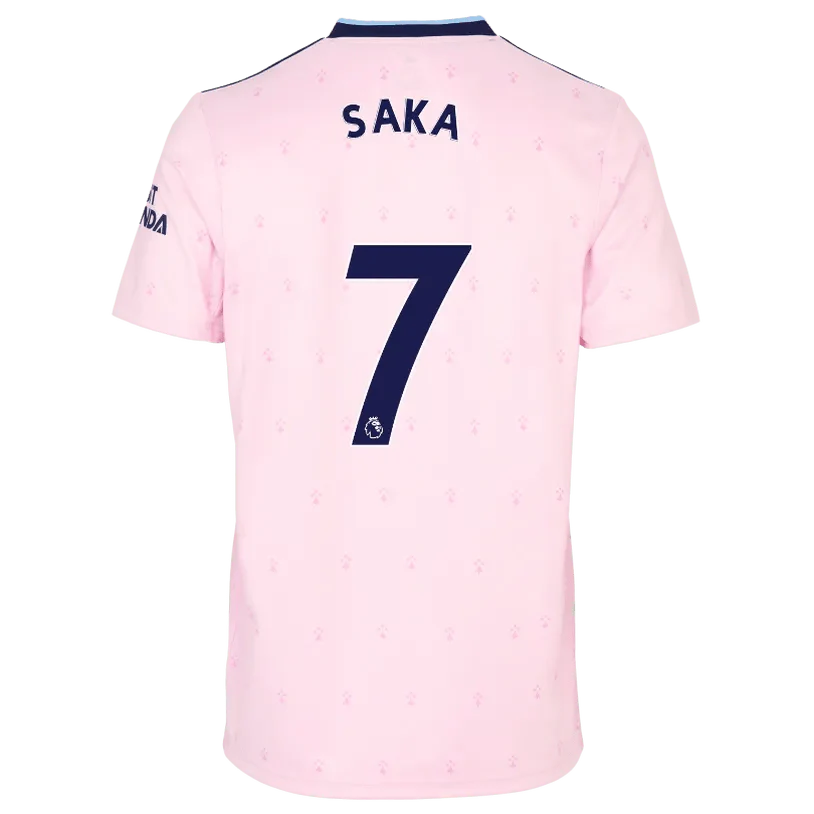 adidas 2022-23 Arsenal Third Jersey - Clear Pink - Image 4