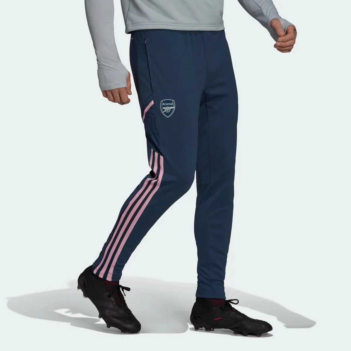 adidas 2022-23 Arsenal Training Pants - Navy - Image 2
