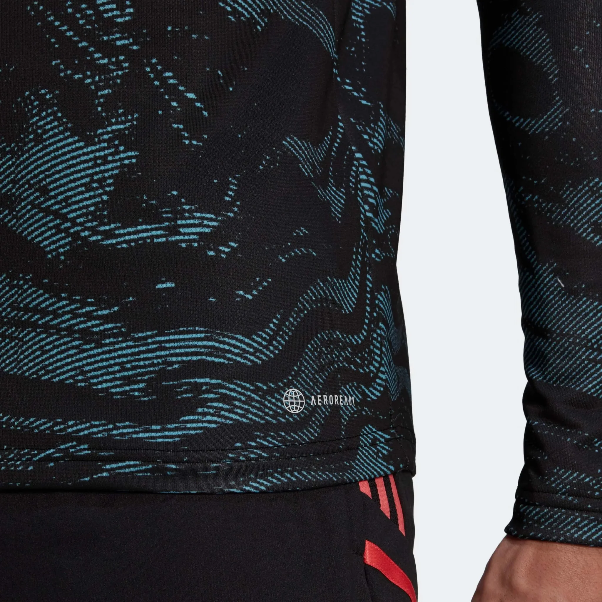 adidas 2022-23 Arsenal Training Top - Blue-Black - Image 5