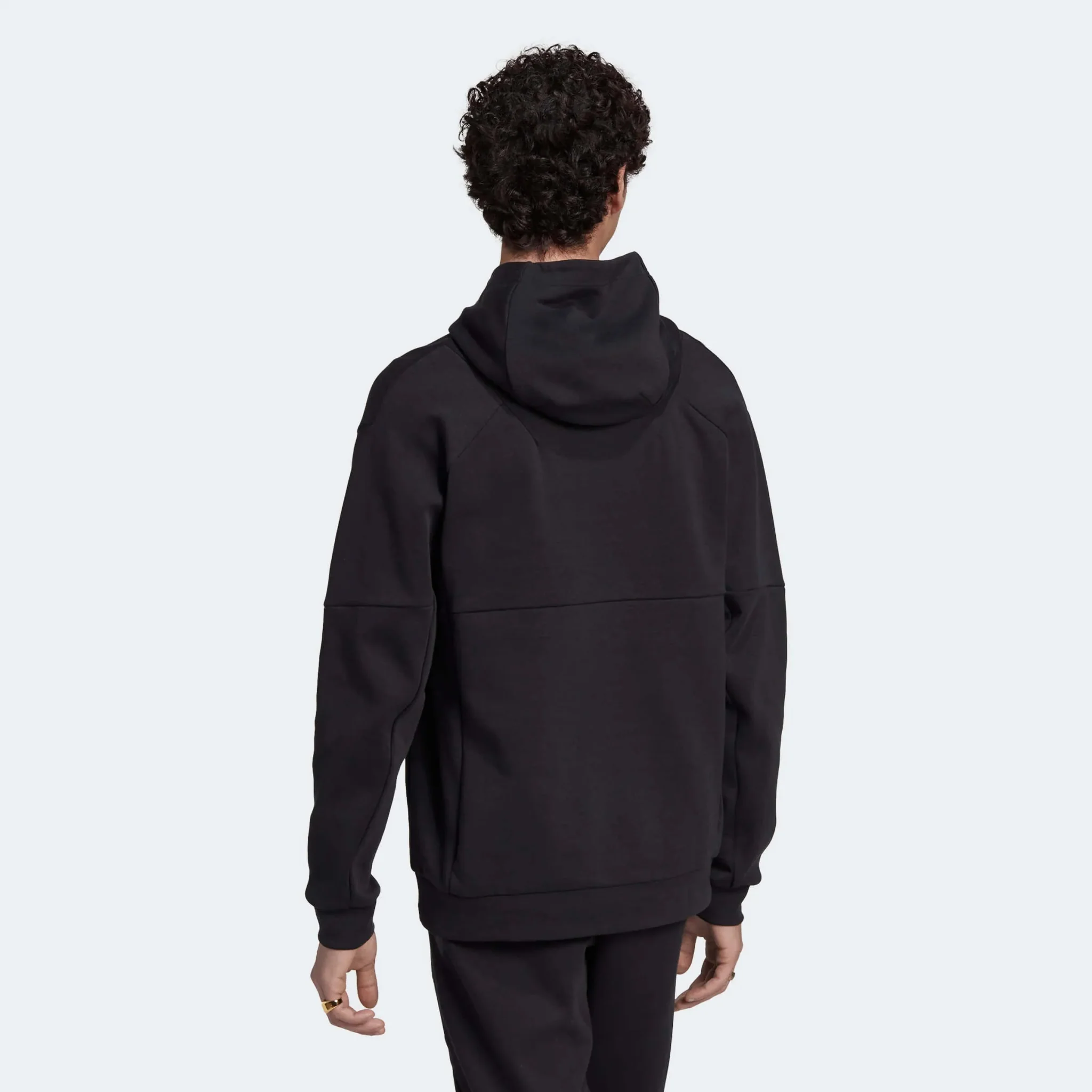 adidas 2022-23 Arsenal Travel Hoody - Black - Image 3