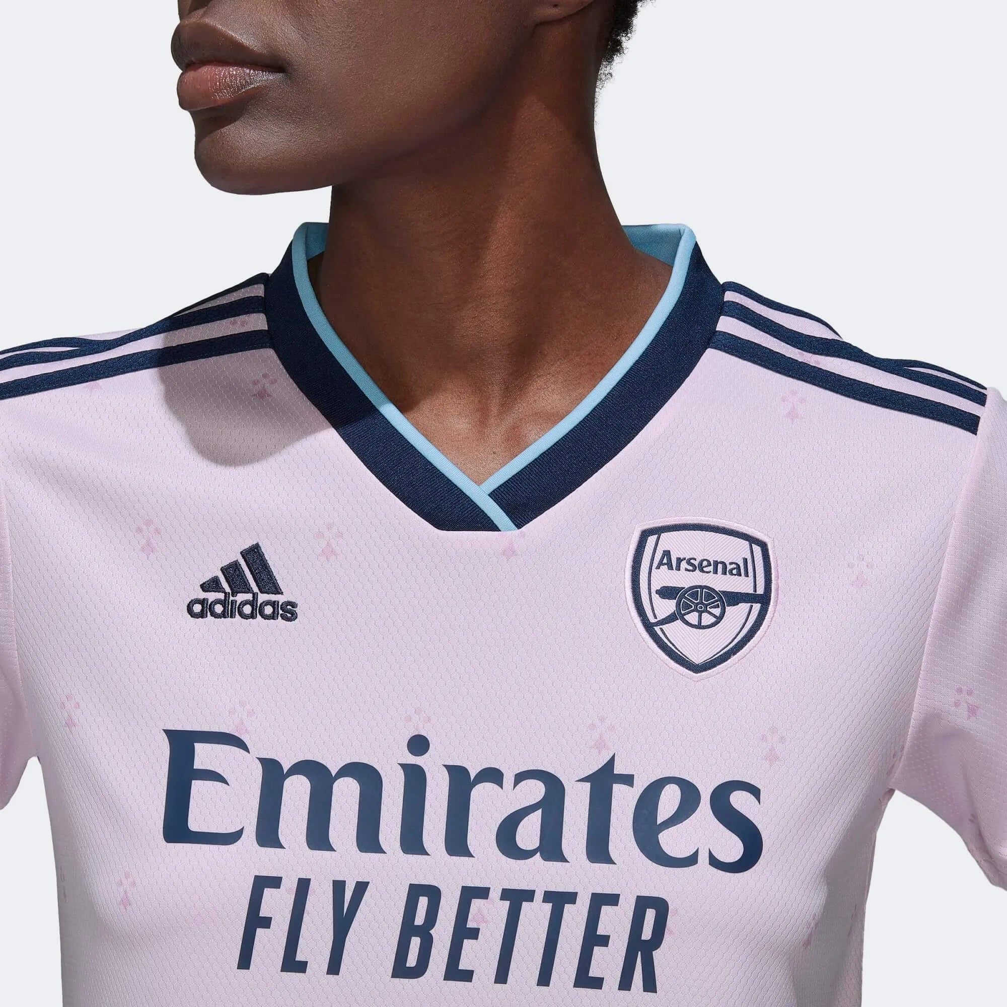 adidas 2022-23 Arsenal Women's Third Jersey - Clear Pink - Image 5