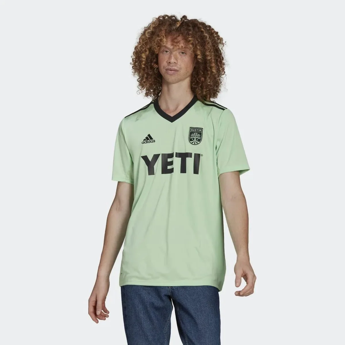 adidas 2022-23 Austin FC Away Jersey - Glory Mint-Black - Image 3