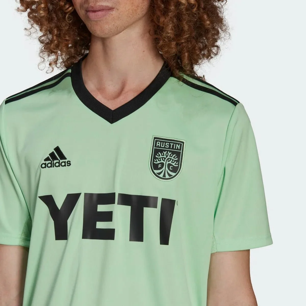 adidas 2022-23 Austin FC Away Jersey - Glory Mint-Black - Image 5