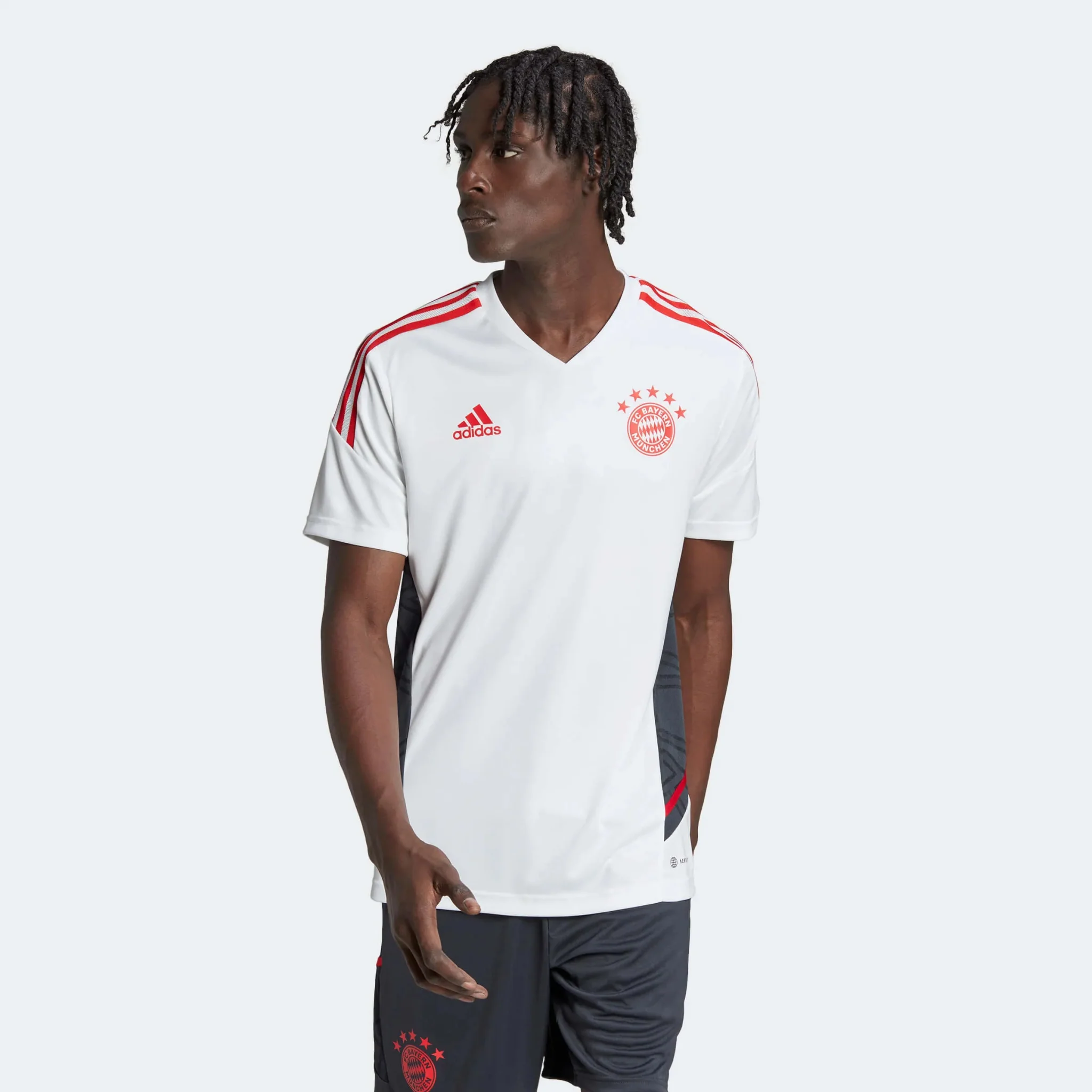 adidas 2022-23 Bayern Munich Training Jersey - White - Image 3