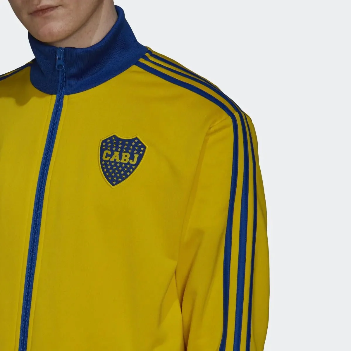 adidas 2022-23 Boca Juniors Track Jacket - Yellow-Blue - Image 4