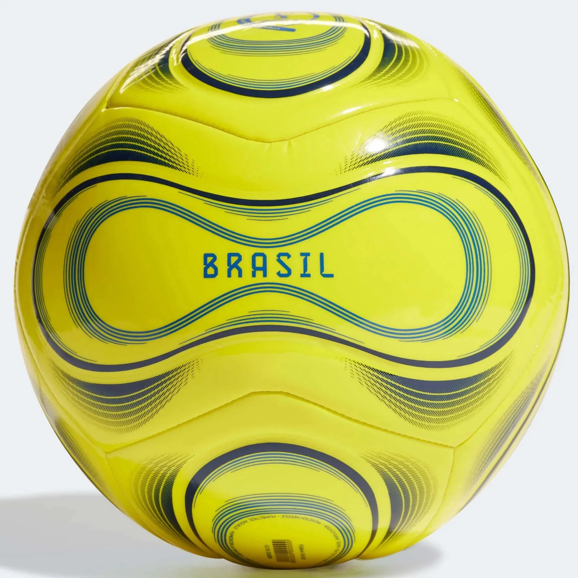 adidas 2022-23 Brazil Club Ball - Bright Yellow-Dark Blue - Image 2