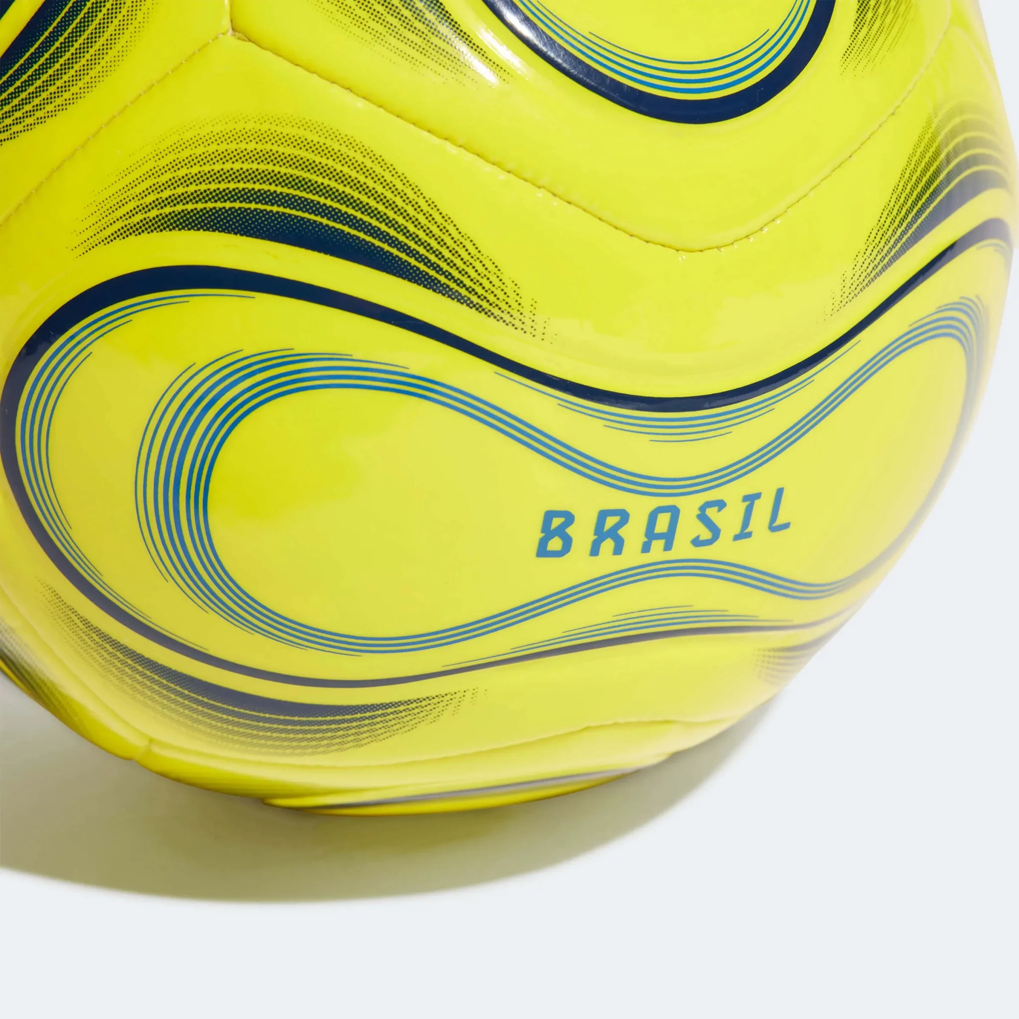 adidas 2022-23 Brazil Club Ball - Bright Yellow-Dark Blue - Image 4