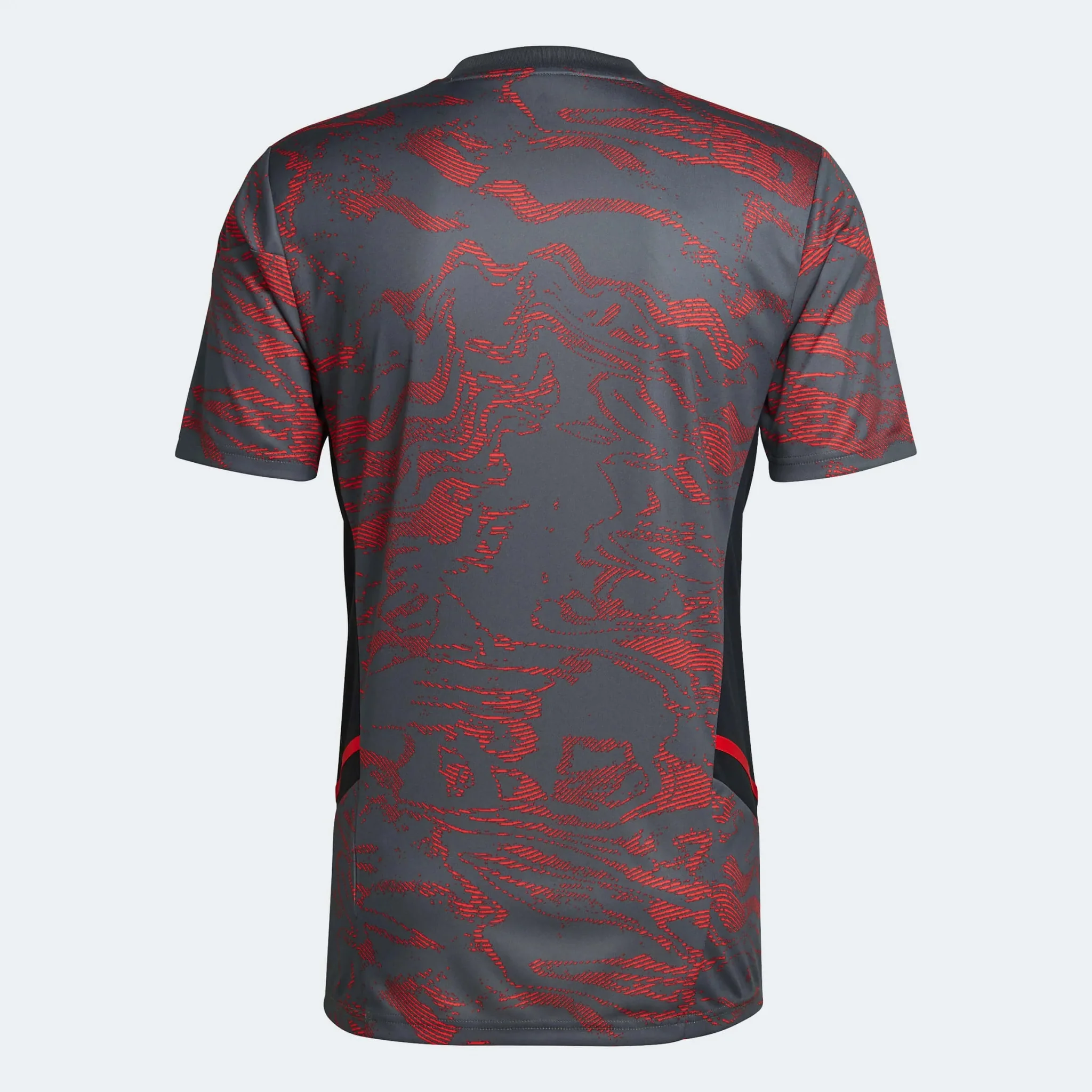 adidas 2022-23 FC Bayern EU Training Jersey - Red-Grey - Image 2