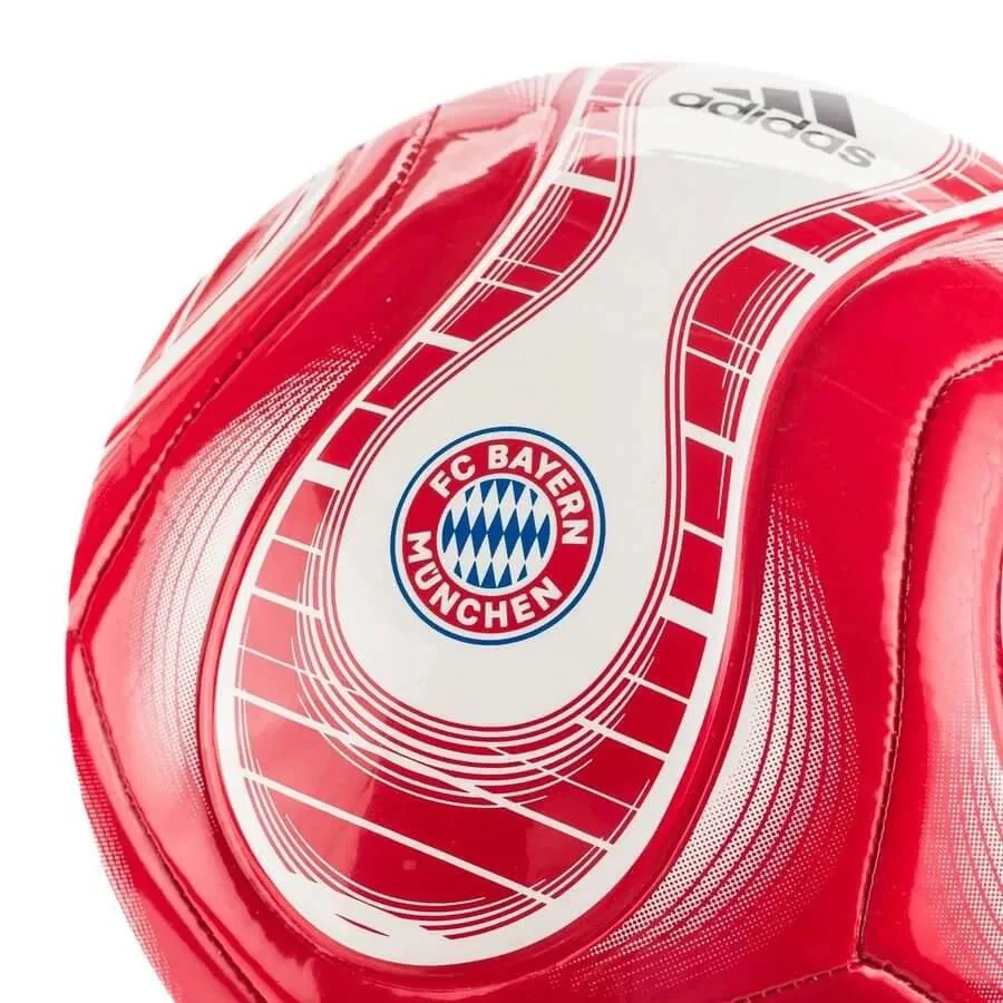 adidas 2022-23 FC Bayern Home Club Ball - Red-White - Image 2