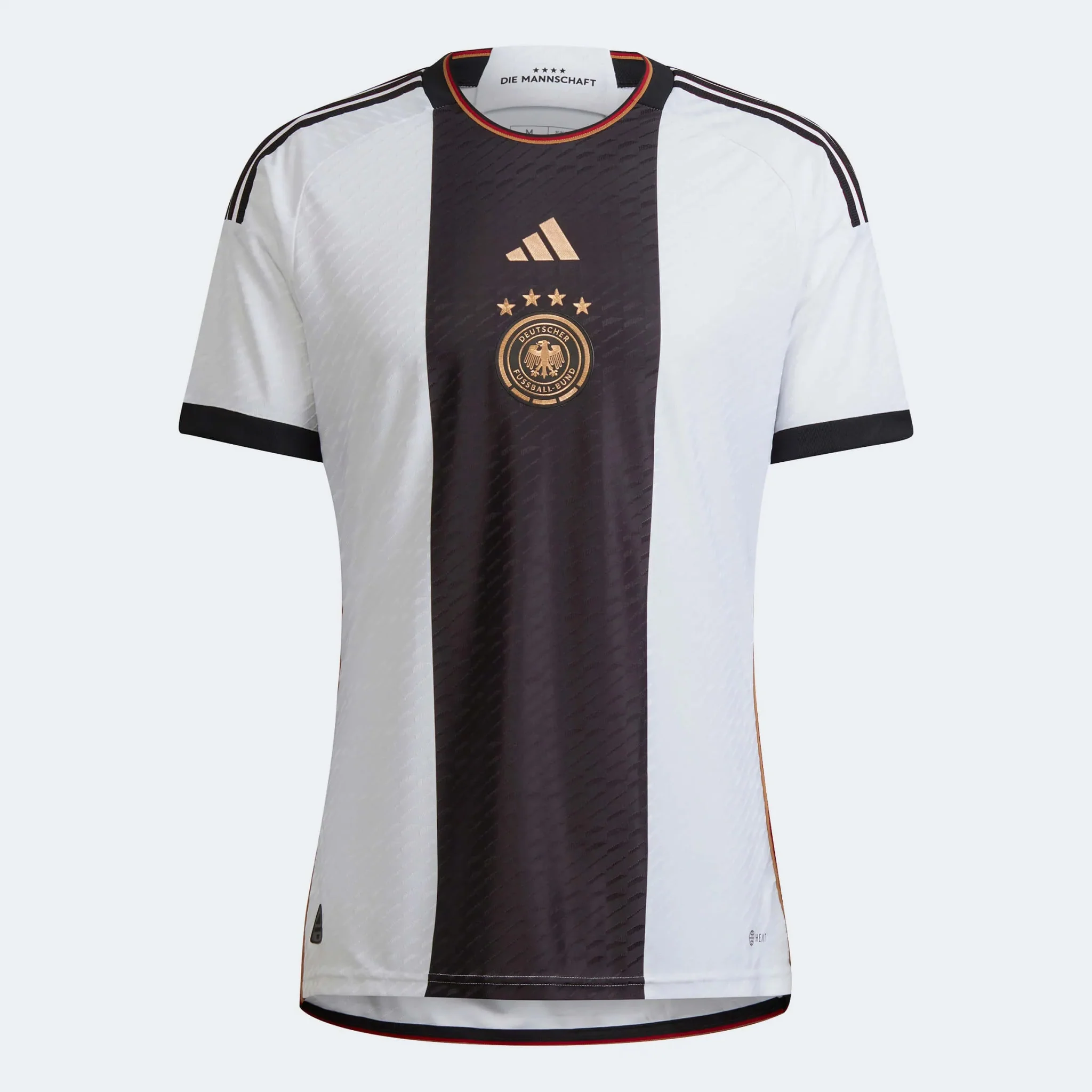 adidas 2022-23 Germany Home Authentic Jersey White-Black