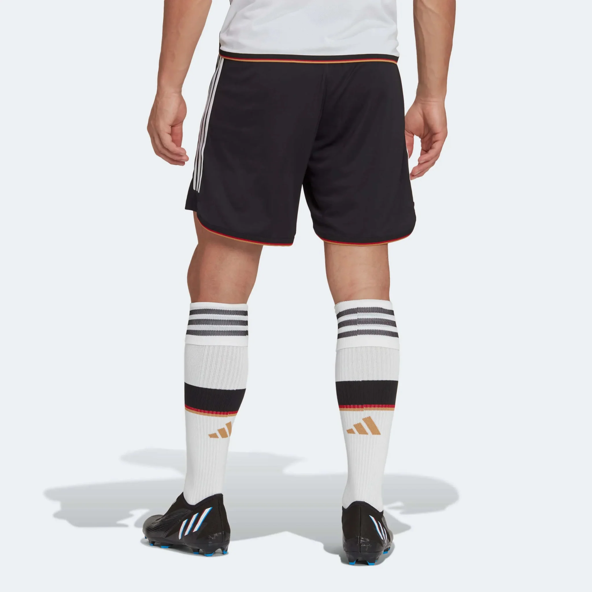 adidas 2022-23 Germany Home Shorts - Black - Image 3