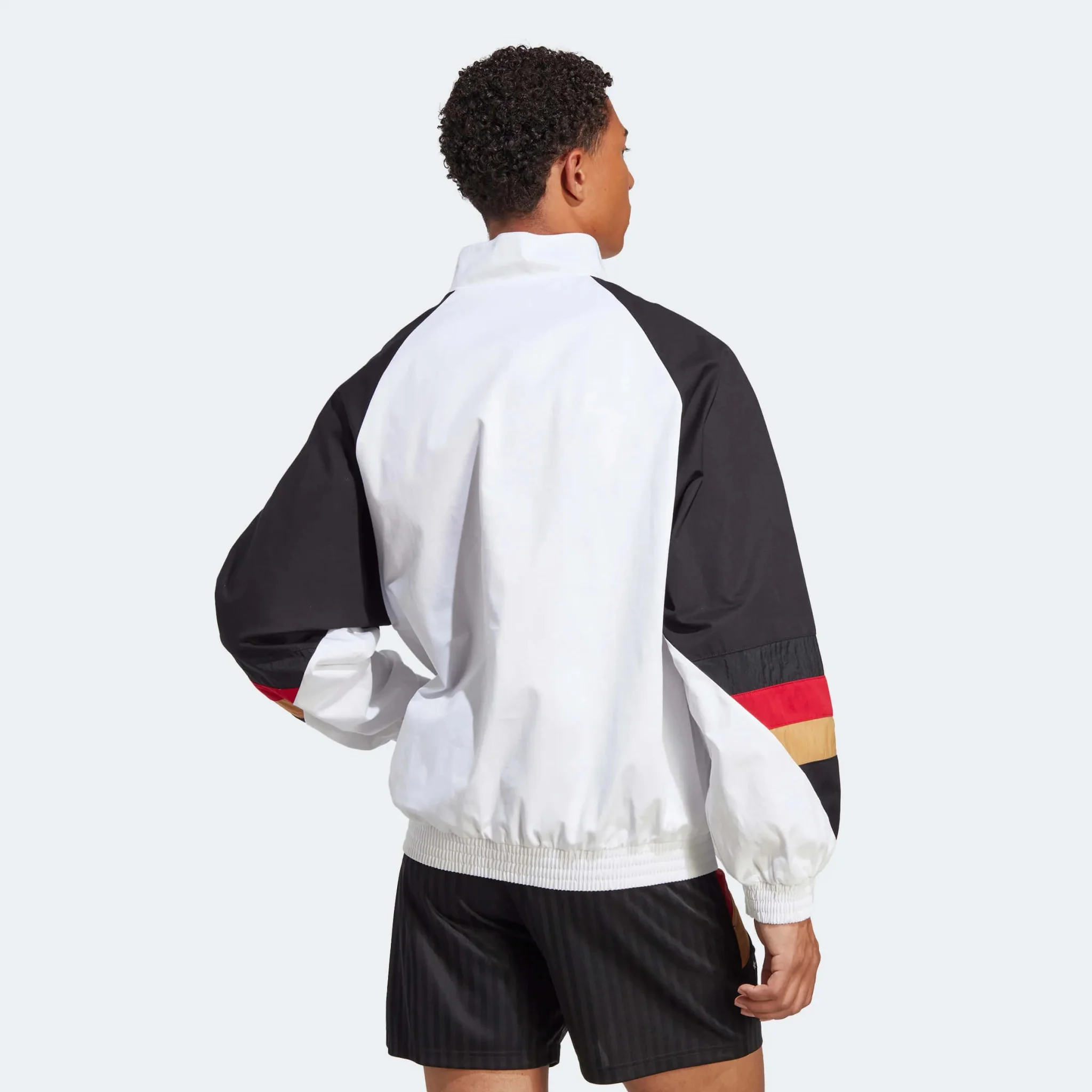 adidas 2022-23 Germany Icon Jacket - Black-White - Image 3