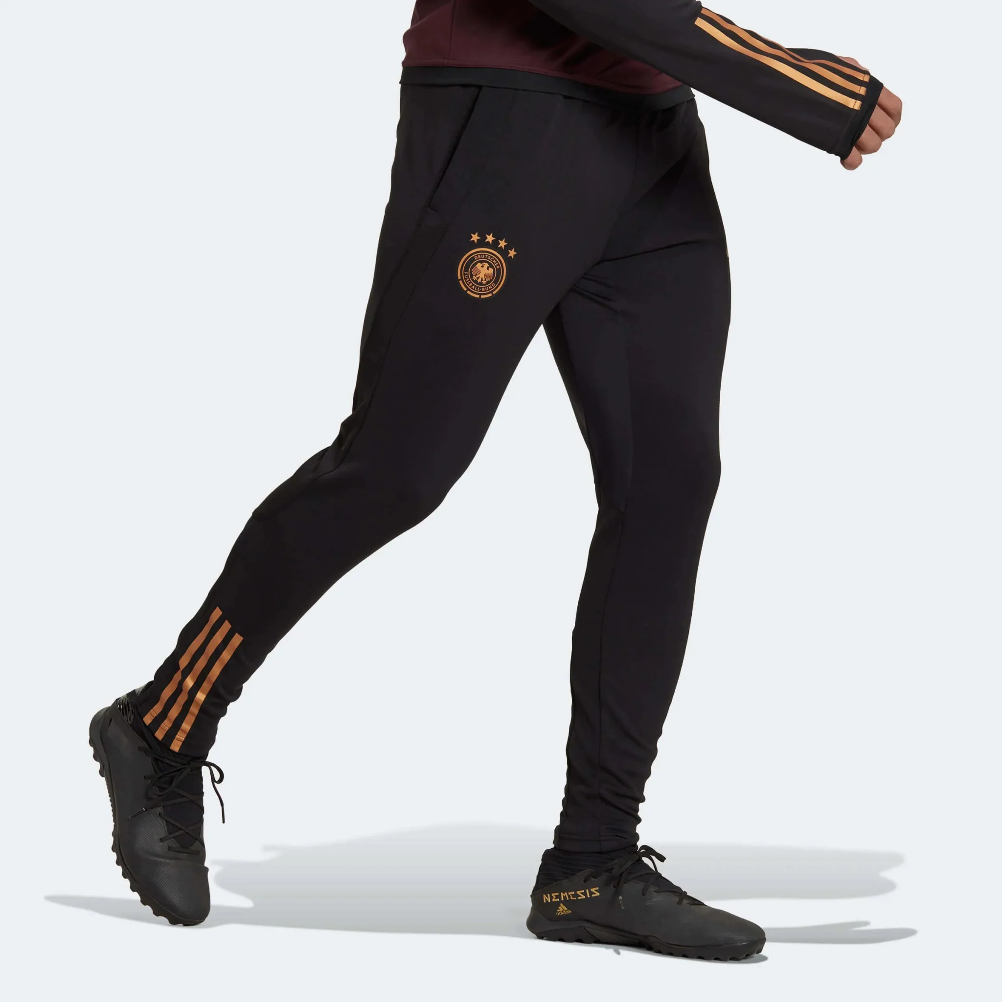 adidas 2022-23 Germany Training Pants - Black - Image 2