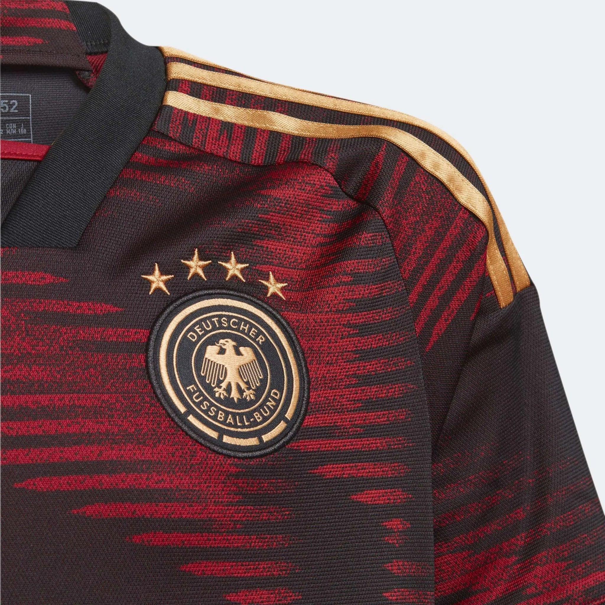 adidas 2022-23 Germany Youth Away Jersey Black - Image 3