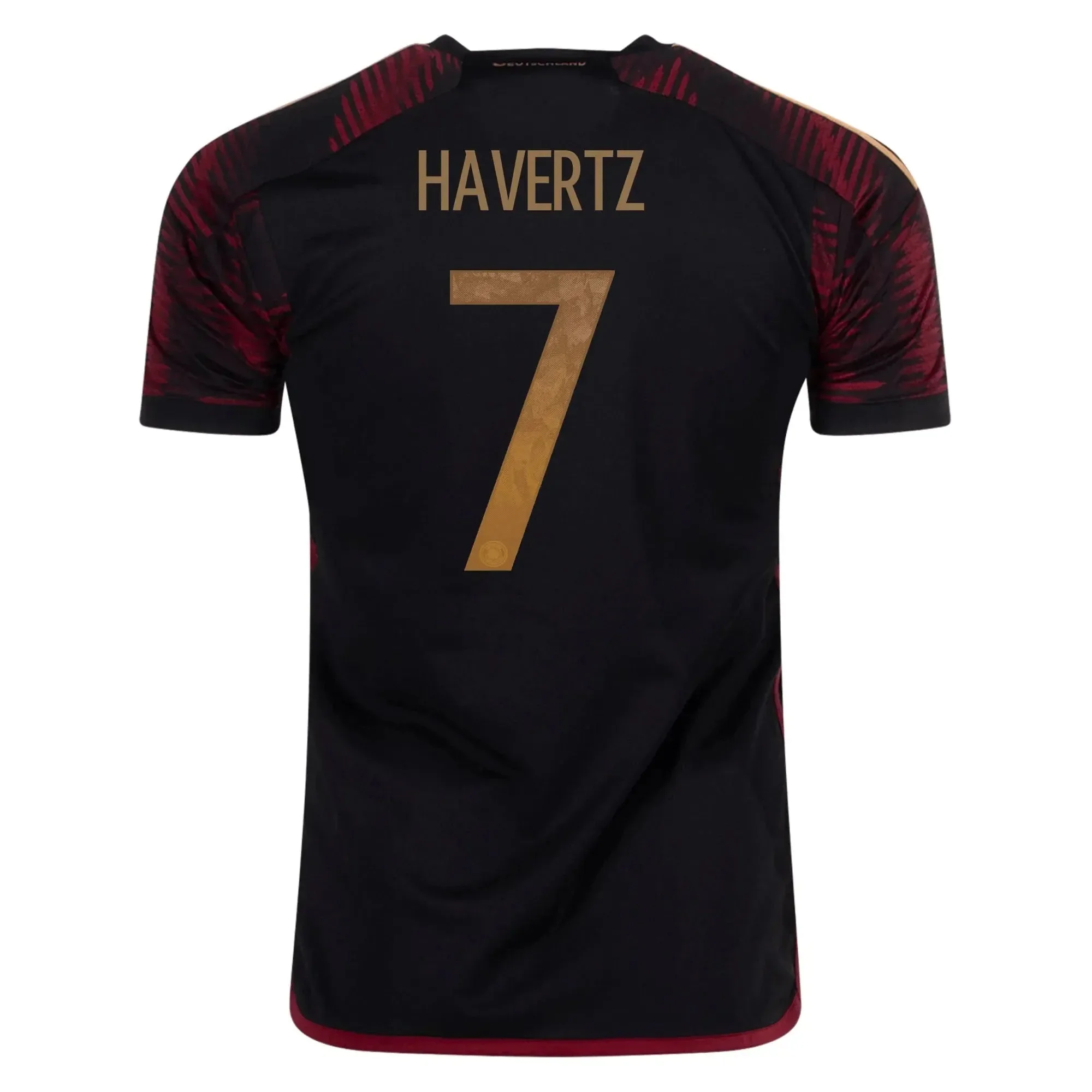 adidas 2022-23 Germany Youth Away Jersey Black - Image 7
