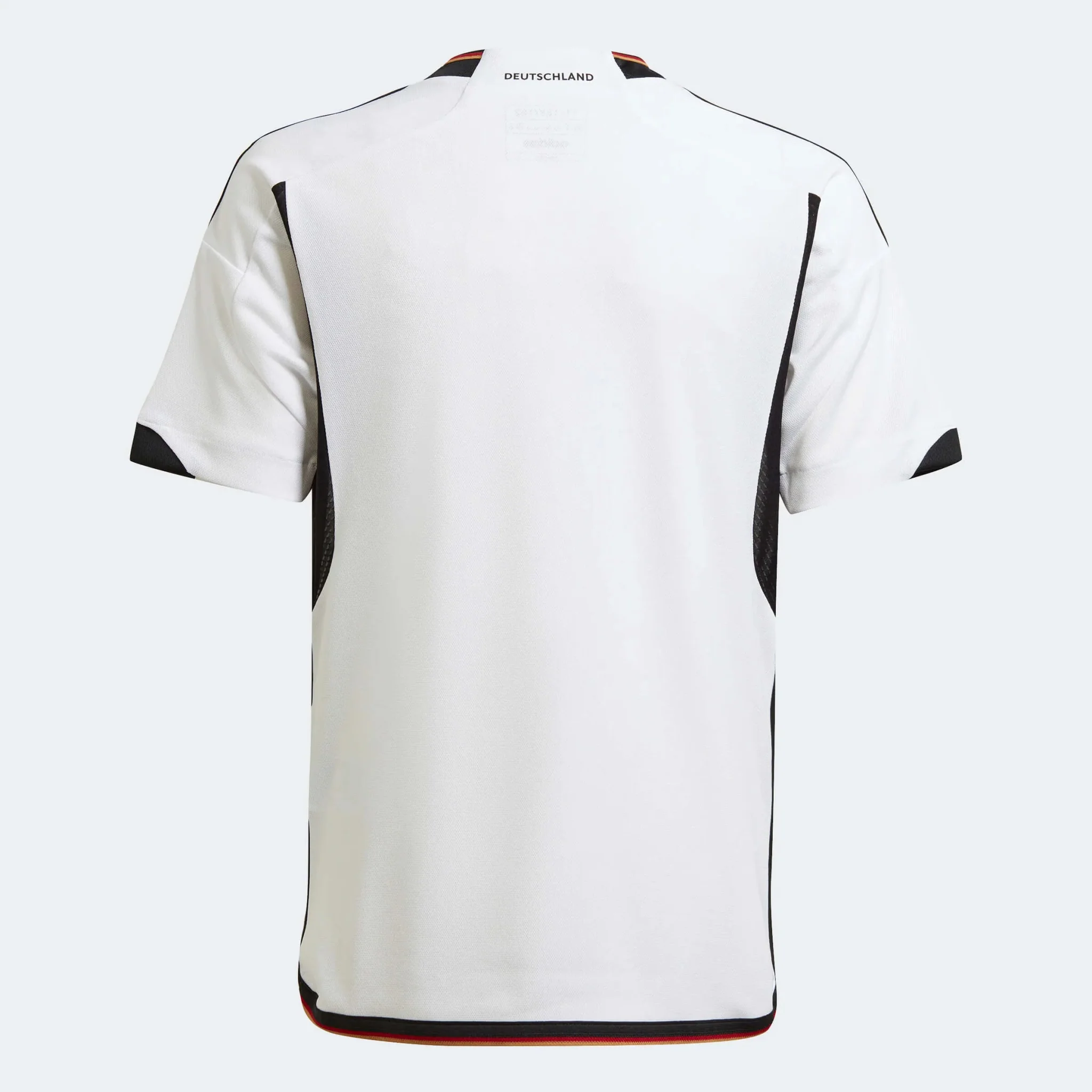 adidas 2022-23 Germany Youth Home Jersey White-Black - Image 2