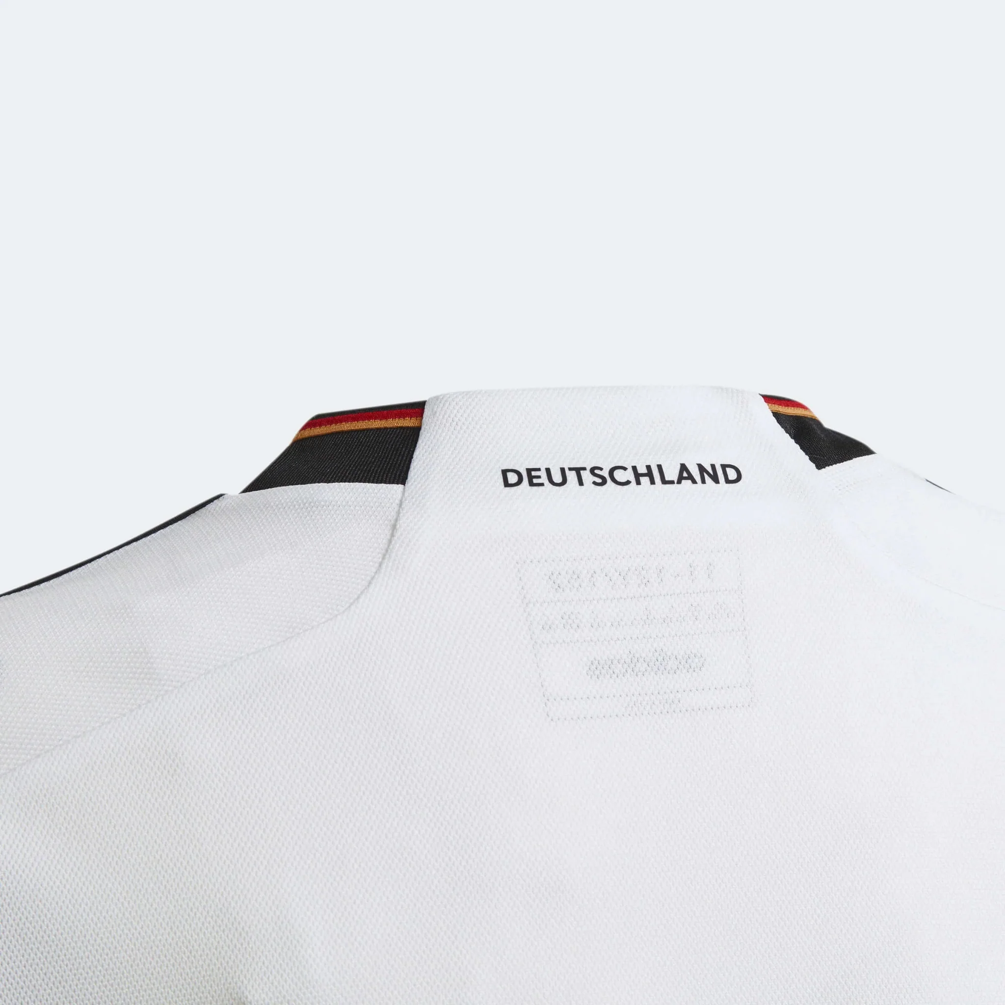 adidas 2022-23 Germany Youth Home Jersey White-Black - Image 4