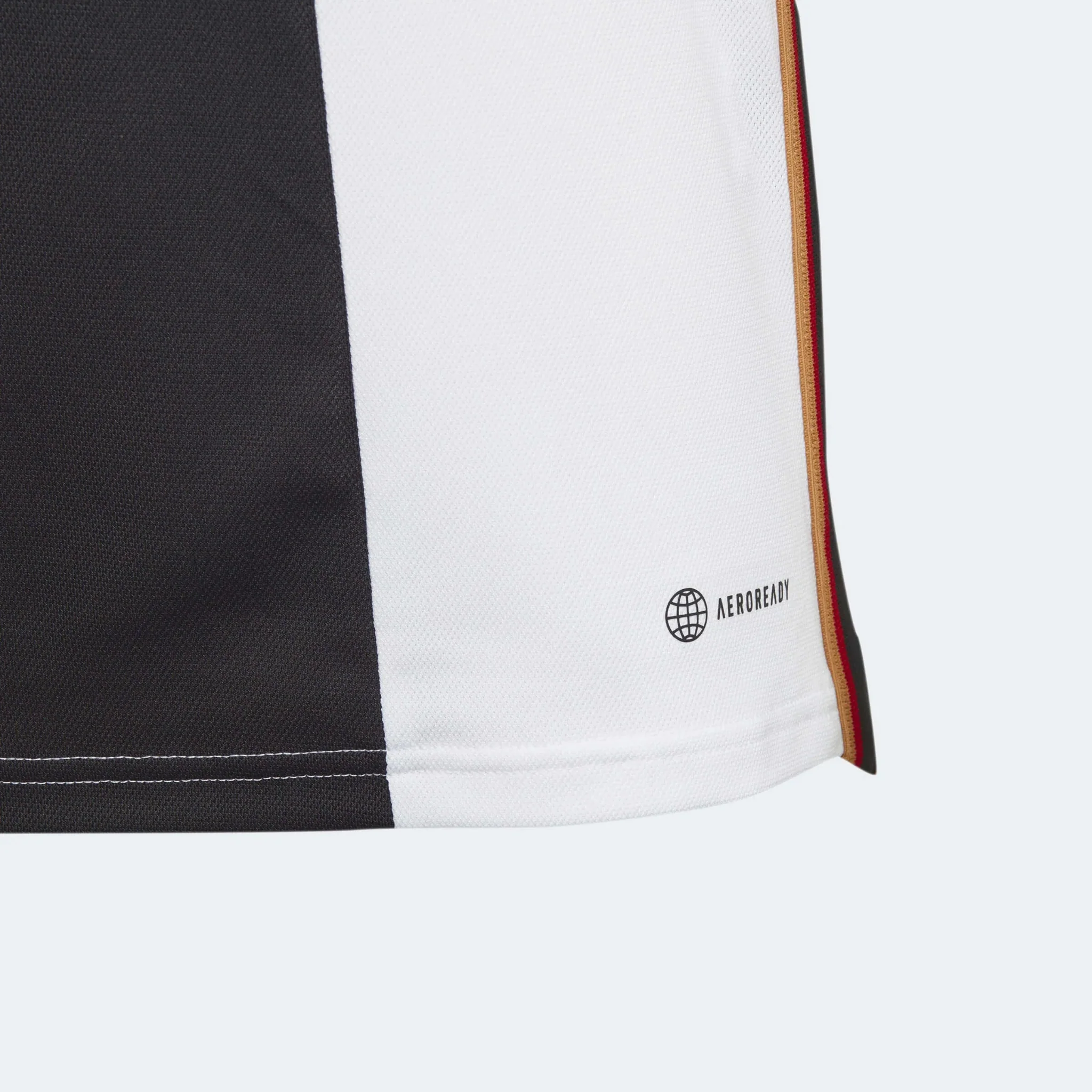 adidas 2022-23 Germany Youth Home Jersey White-Black - Image 5