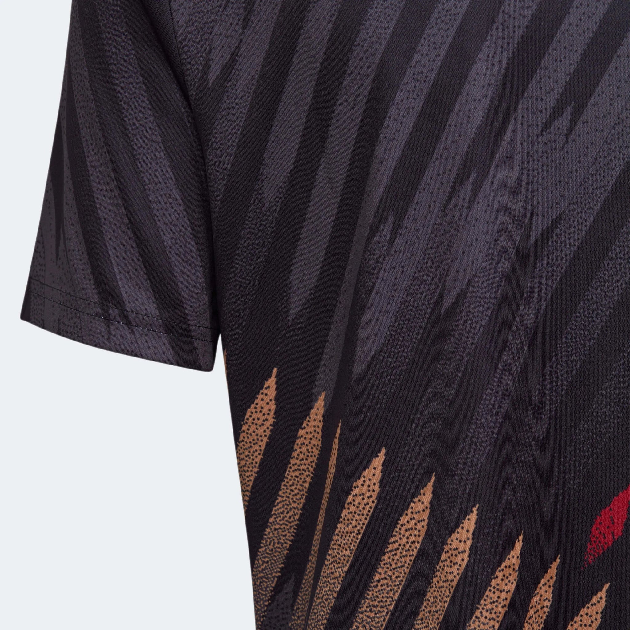 adidas 2022-23 Germany Youth Pre-Match Jersey - Black-Red-Tan - Image 4