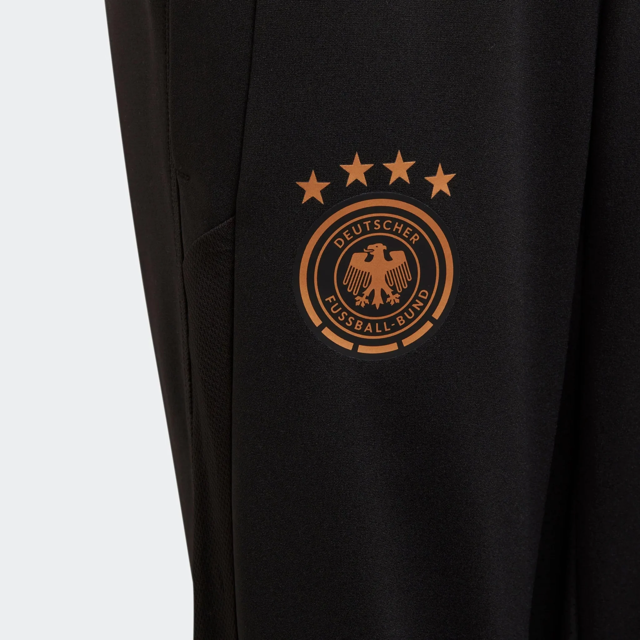 adidas 2022-23 Germany Youth Training Pants  - Black - Image 3