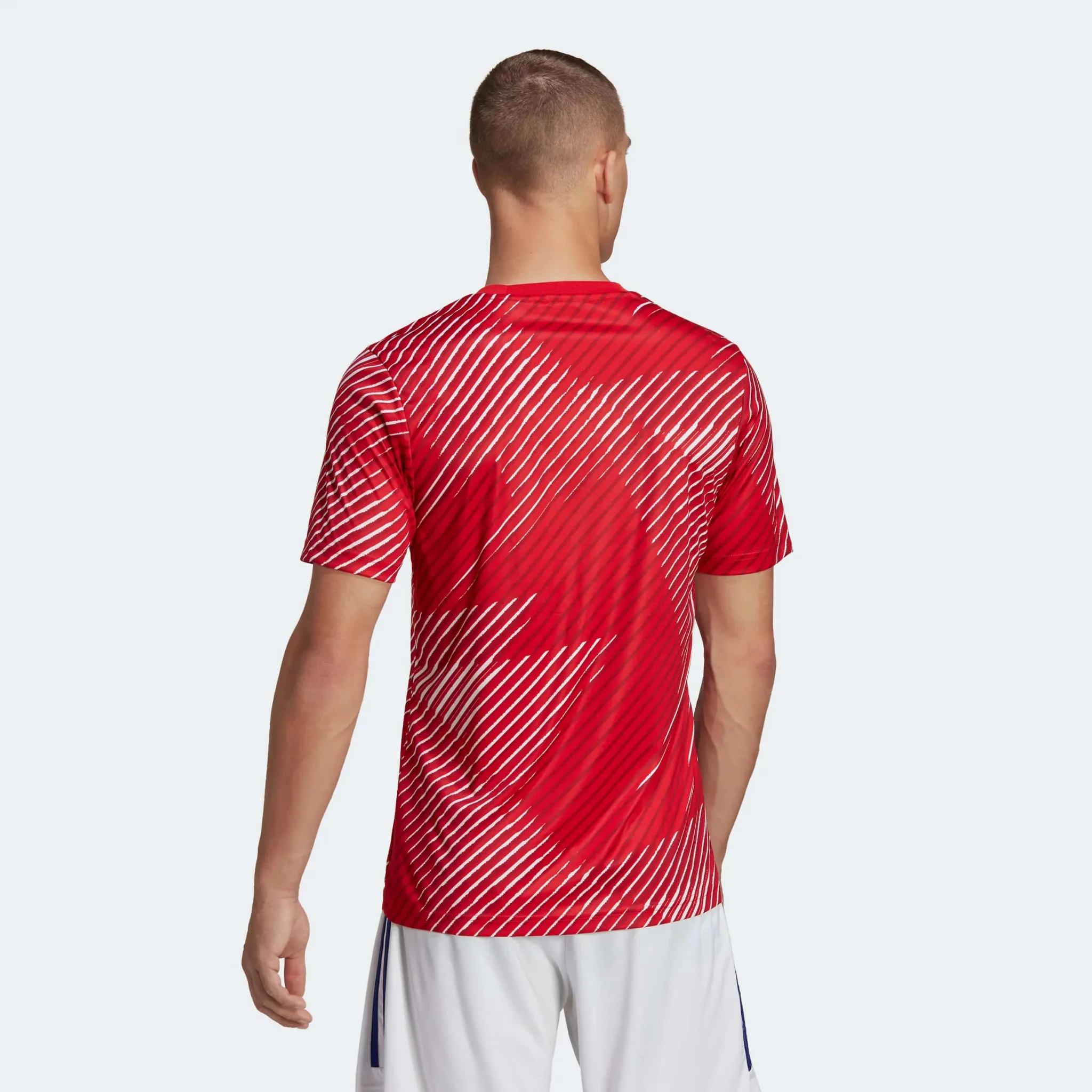 Adidas 2022-23 Japan Pre Match Jersey - Red - Image 4