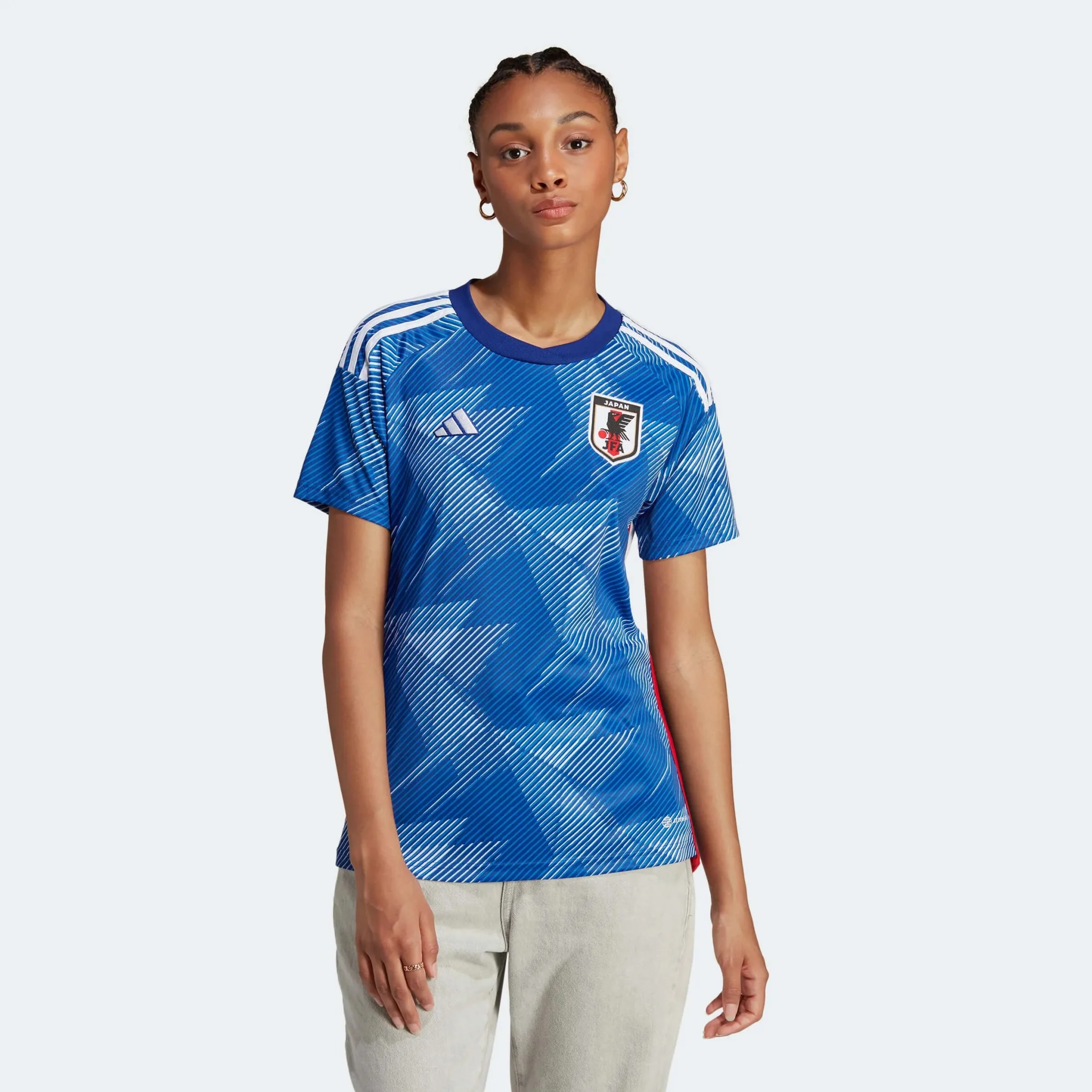 adidas 2022-23 Japan Women's Home Jersey - Japan Blue - Image 3